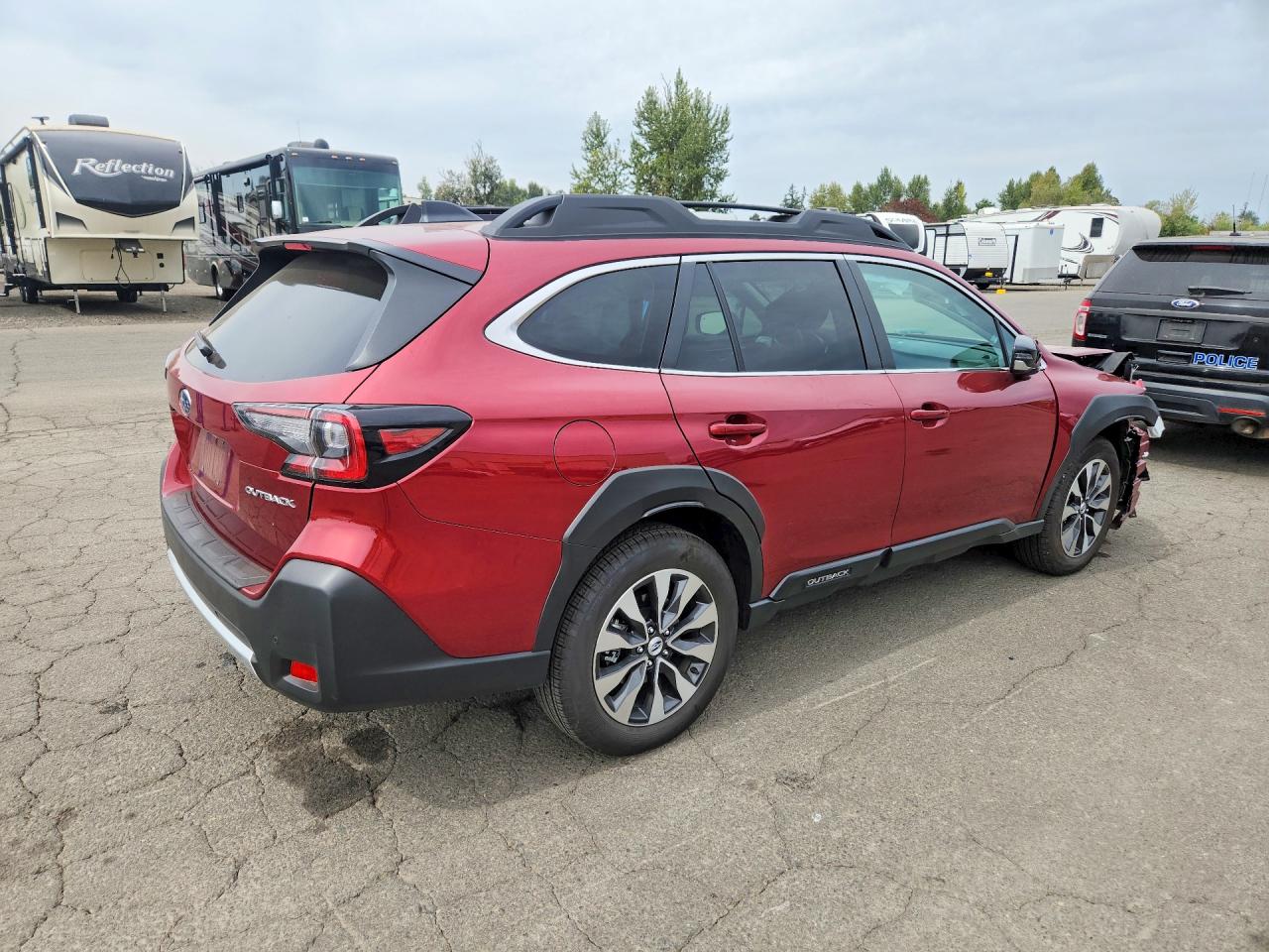 2025 Subaru Outback Limited Maroon vin: 4S4BTANC5S3242448