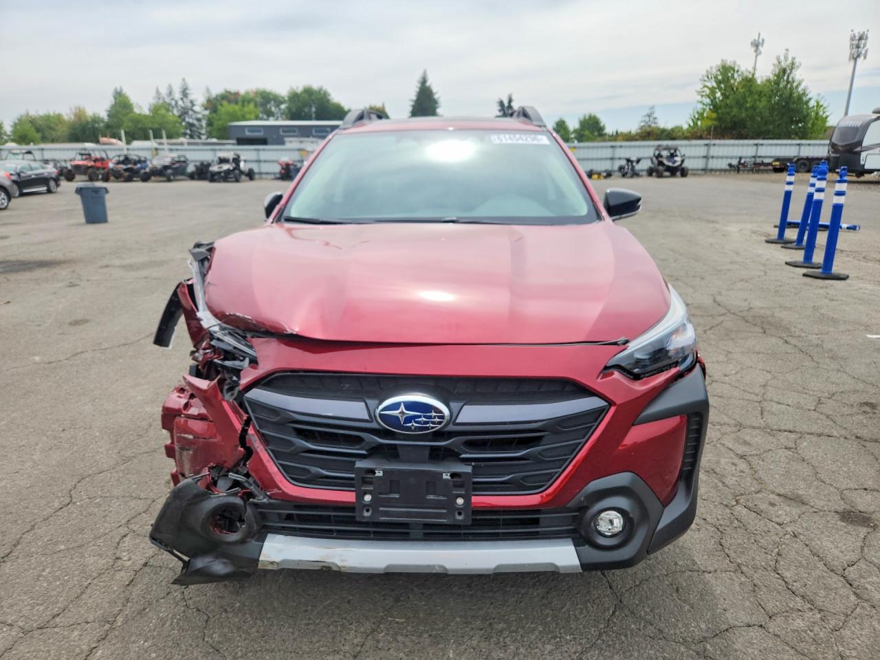 2025 Subaru Outback Limited Maroon vin: 4S4BTANC5S3242448