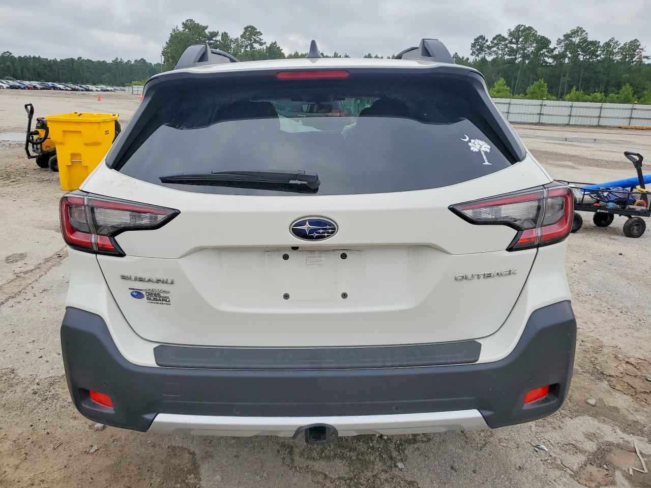2025 Subaru Outback Limited White vin: 4S4BTANC6S3215808