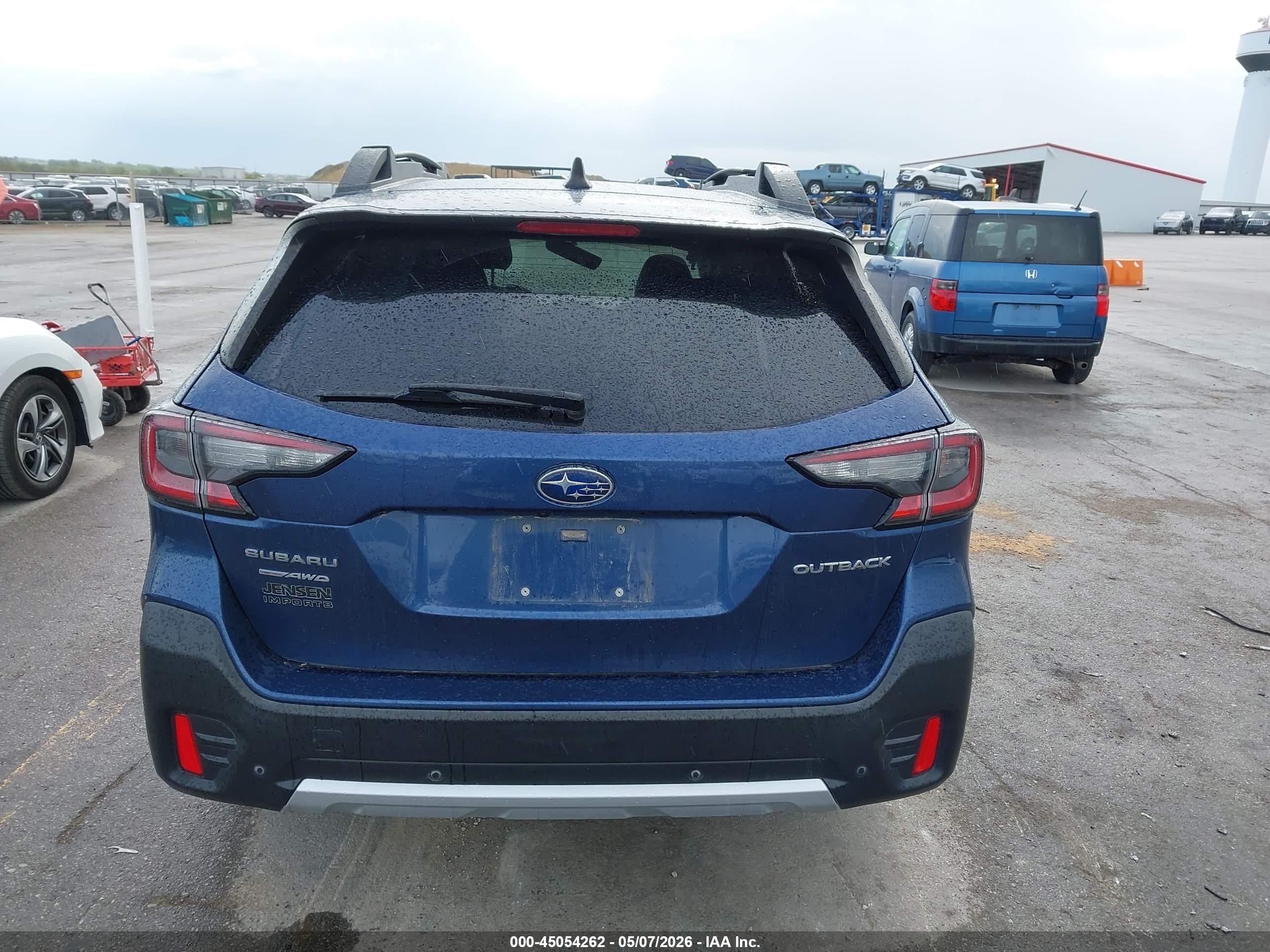 2021 Subaru Outback Limited Blue vin: 4S4BTANC7M3197757