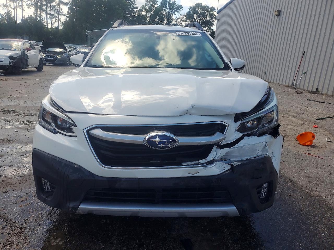 2021 Subaru Outback Limited White vin: 4S4BTANC9M3173668