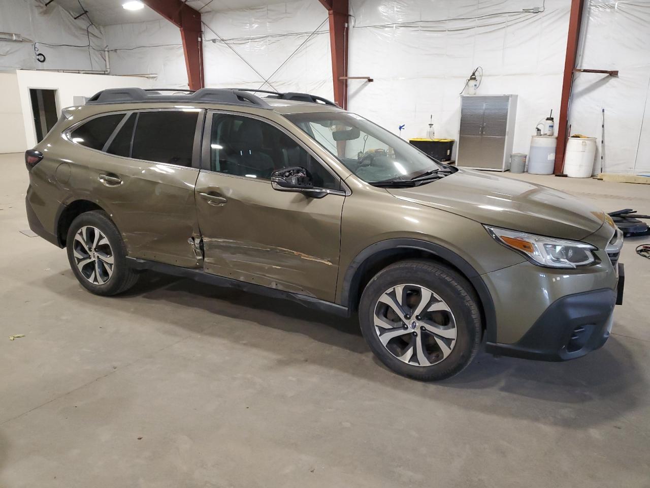 2020 Subaru Outback Limited Зеленый vin: 4S4BTANCXL3161592