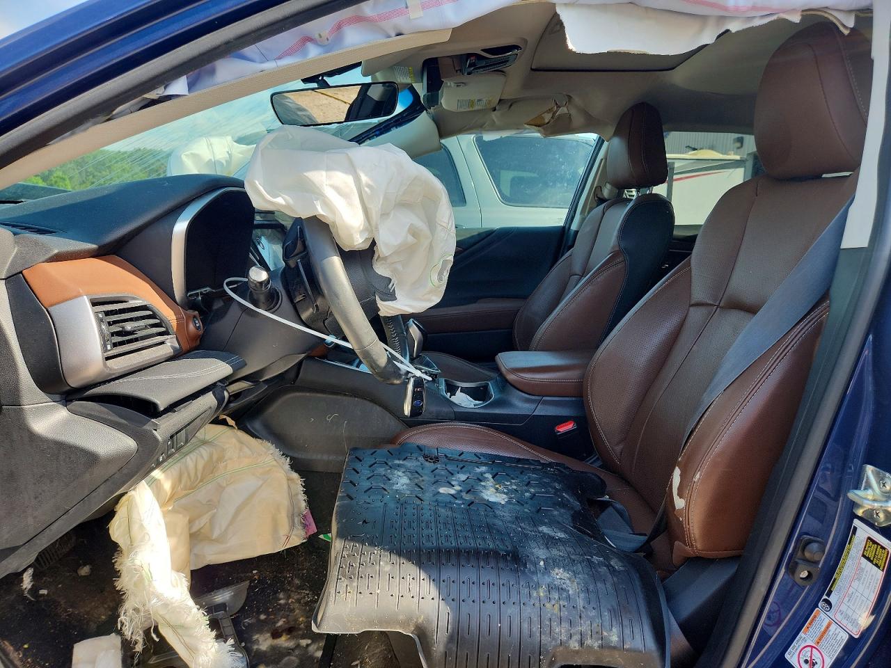 2020 Subaru Outback Touring Blue vin: 4S4BTAPC1L3152521