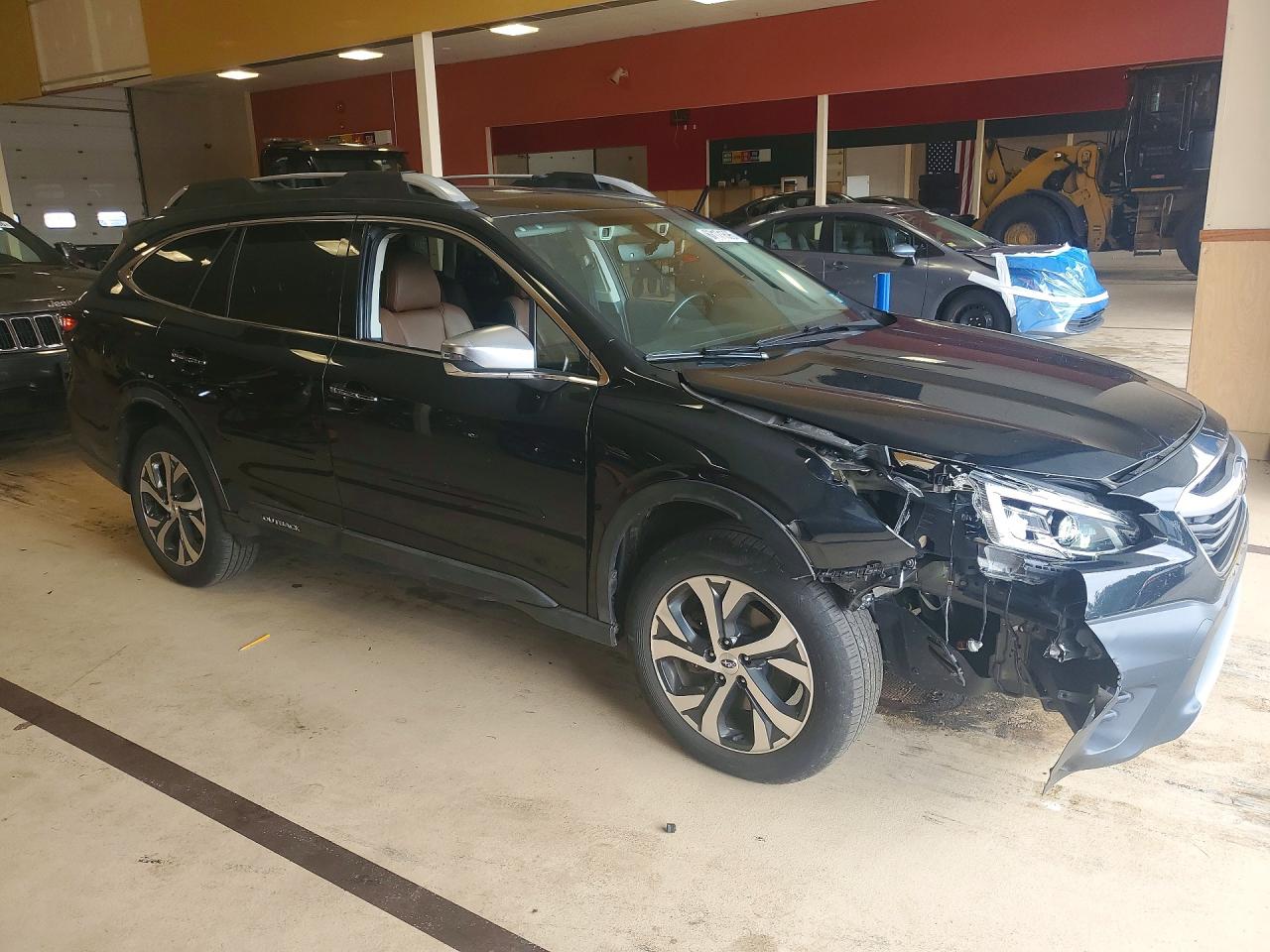 2021 Subaru Outback Touring Black vin: 4S4BTAPC9M3111541
