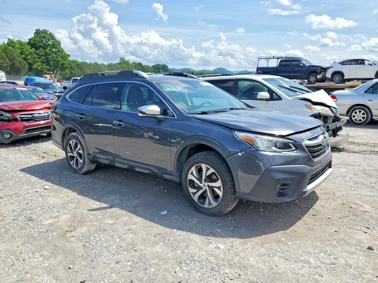 2020 Subaru Outback Touring Gray vin: 4S4BTAPCXL3149102
