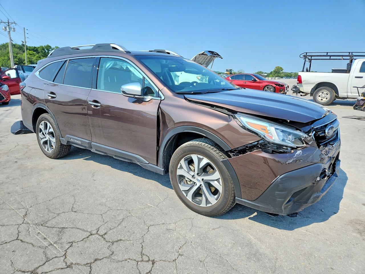 2022 Subaru Outback Touring Brown vin: 4S4BTAPCXN3224707