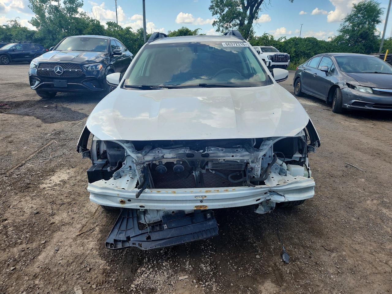 2020 Subaru Outback Touring White vin: 4S4BTDDC0L3152452