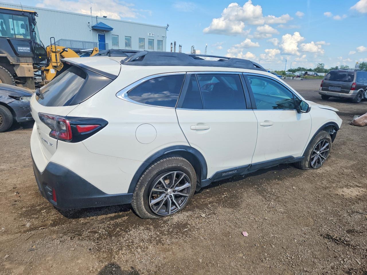 2020 Subaru Outback Touring White vin: 4S4BTDDC0L3152452