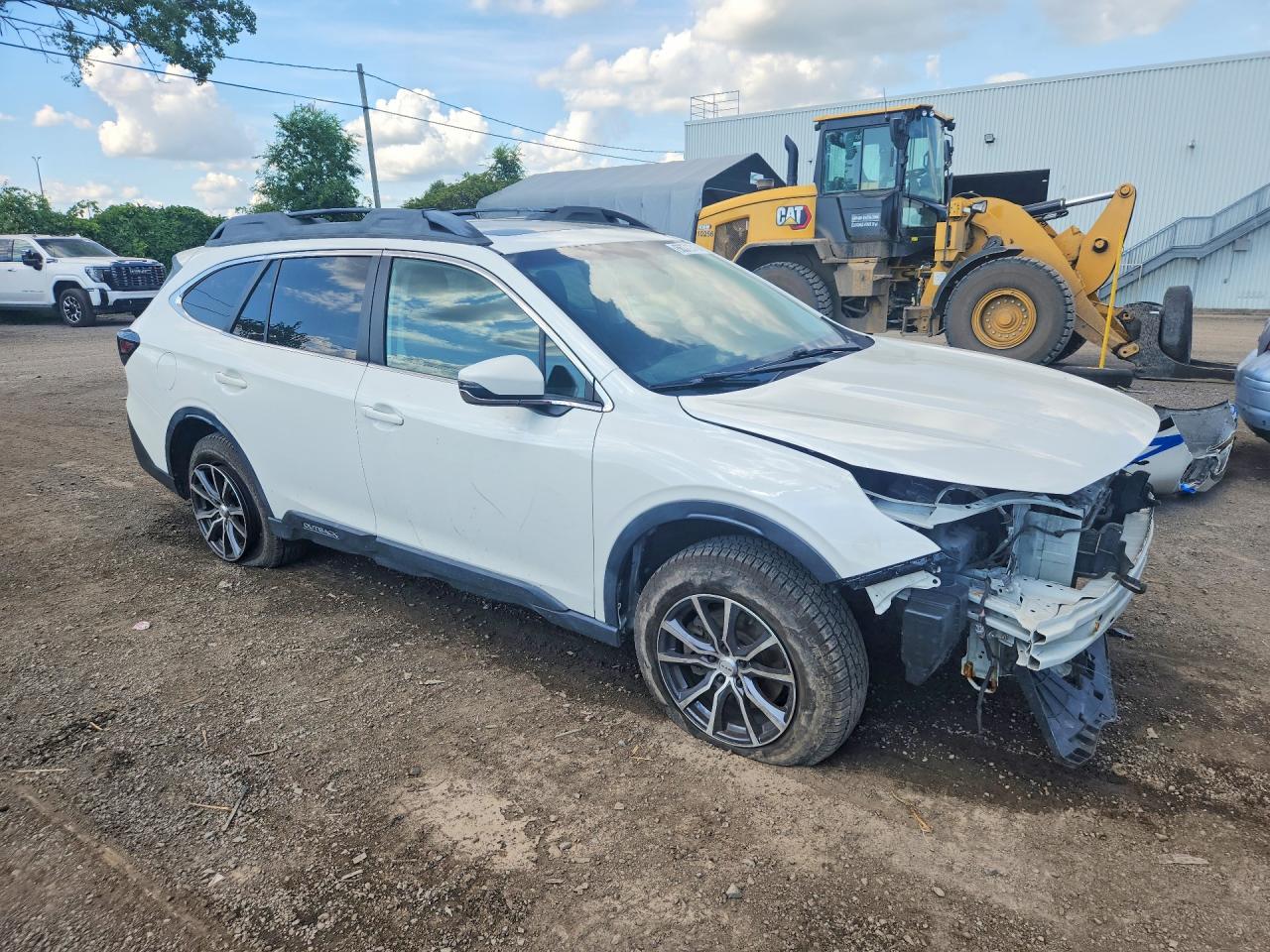 2020 Subaru Outback Touring White vin: 4S4BTDDC0L3152452
