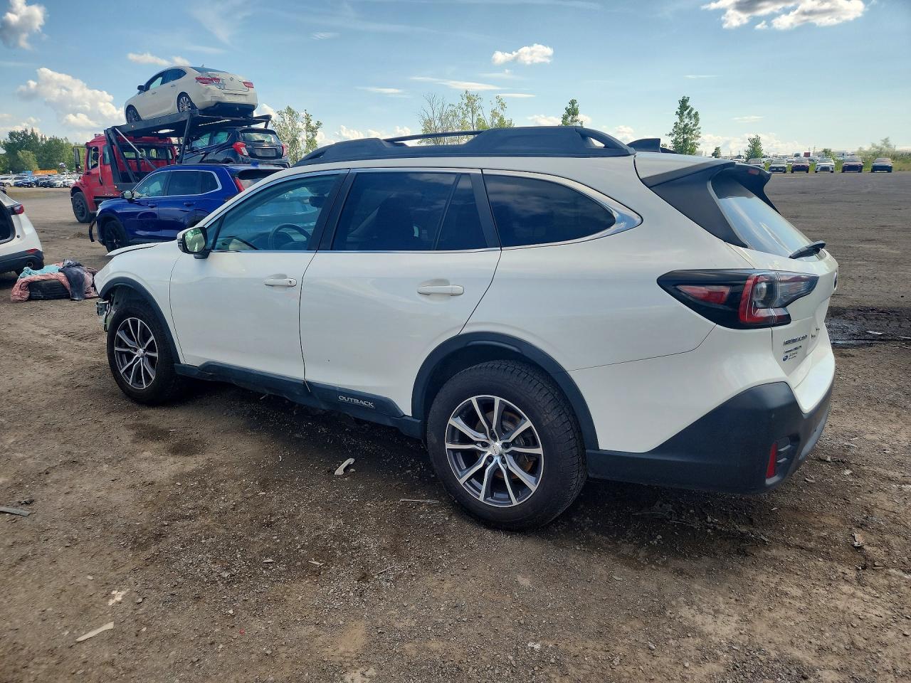 2020 Subaru Outback Touring White vin: 4S4BTDDC0L3152452
