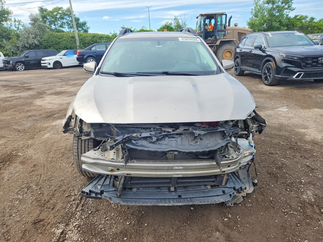 2020 Subaru Outback Limited Silver vin: 4S4BTDNC6L3229596