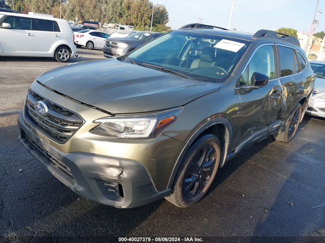 2021 Subaru Outback Onyx Edition Xt Green vin: 4S4BTGLD0M3219743