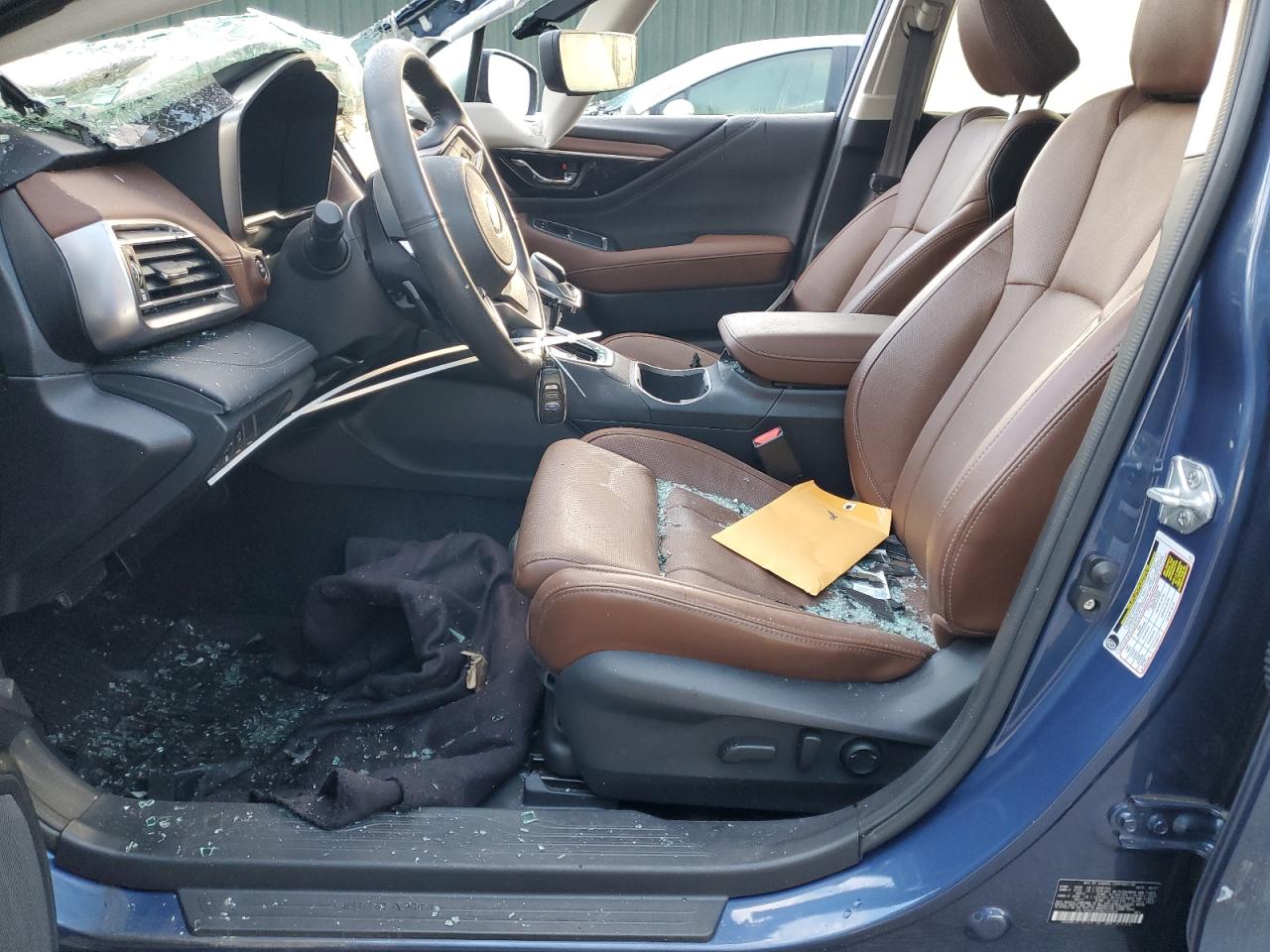2022 Subaru Outback Touring Blue vin: 4S4BTGPD6N3101806