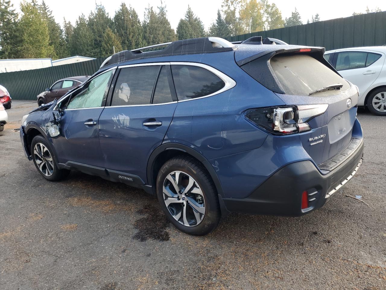 2022 Subaru Outback Touring Blue vin: 4S4BTGPD6N3101806