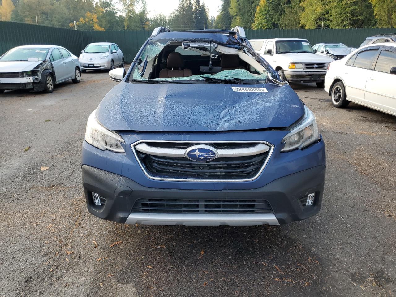 2022 Subaru Outback Touring Blue vin: 4S4BTGPD6N3101806