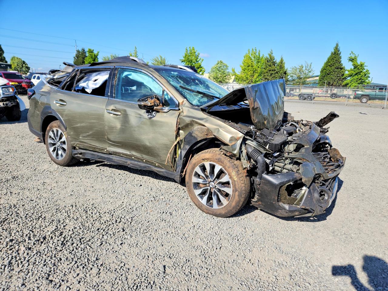2024 Subaru Outback Touring Green vin: 4S4BTGPD7R3184913