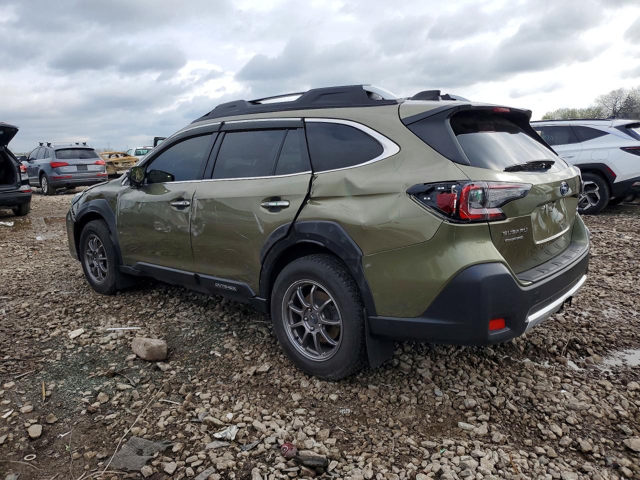 2023 Subaru Outback Touring Green vin: 4S4BTGPD9P3123091