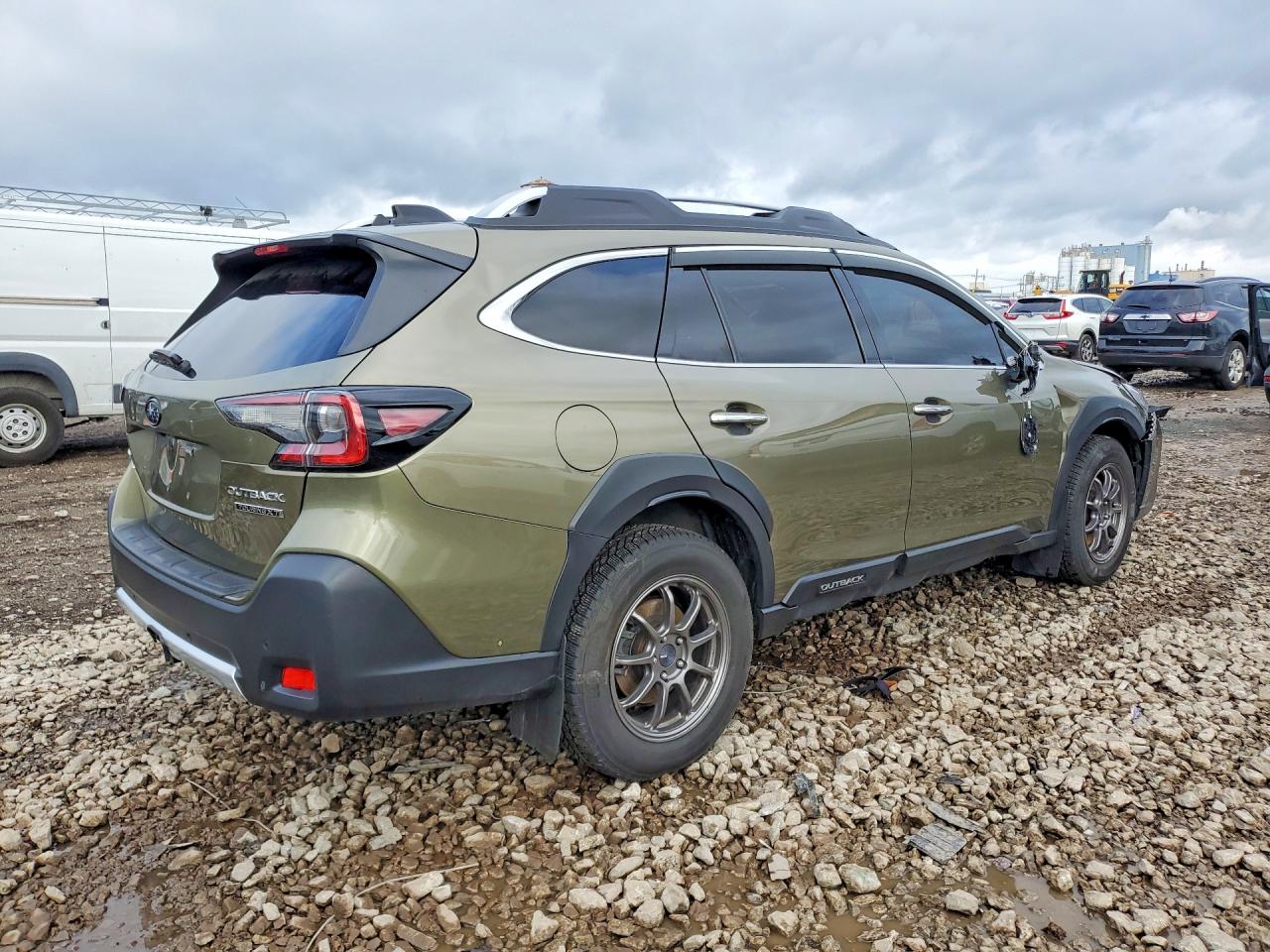 2023 Subaru Outback Touring Green vin: 4S4BTGPD9P3123091