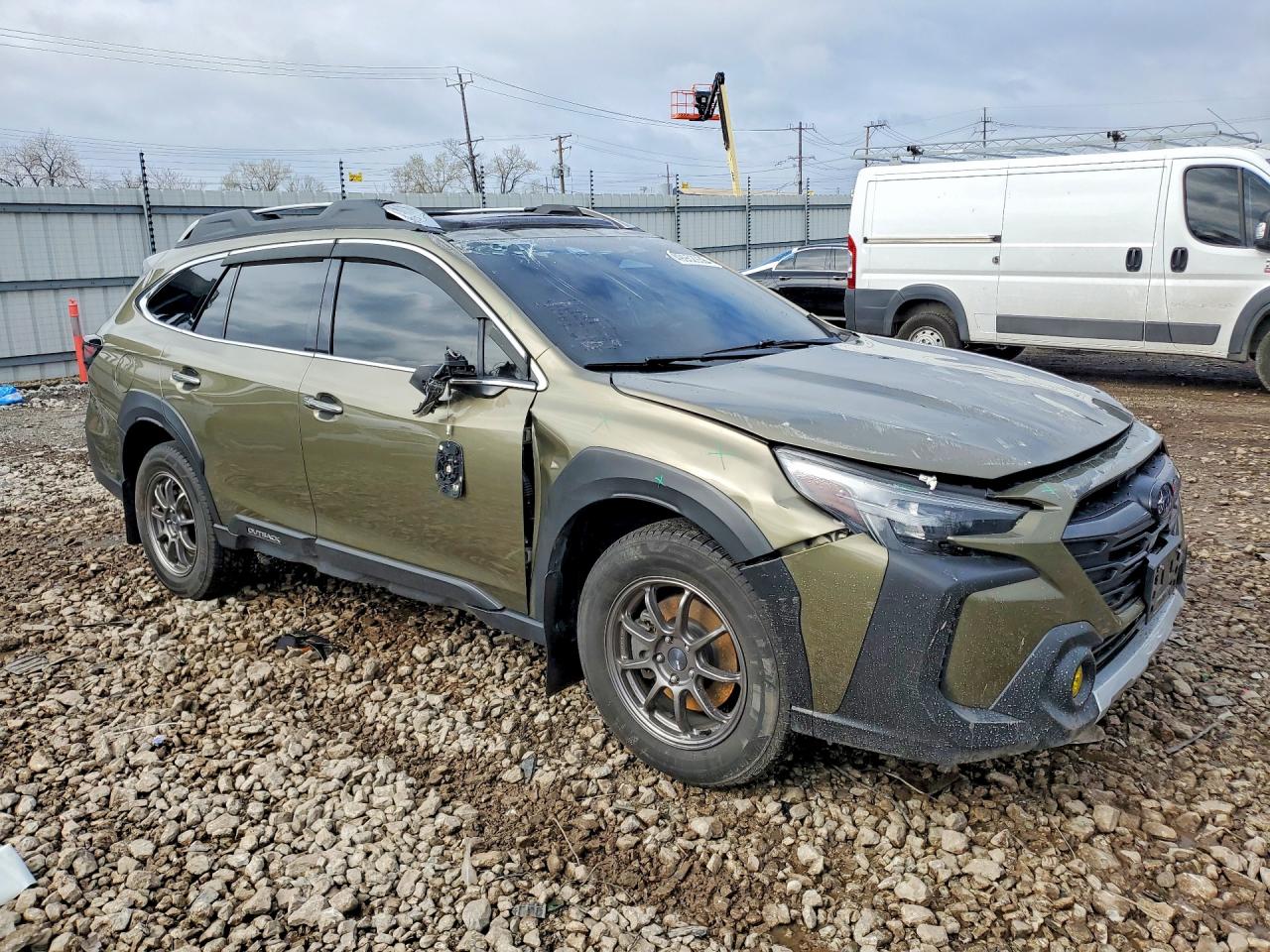 2023 Subaru Outback Touring Green vin: 4S4BTGPD9P3123091