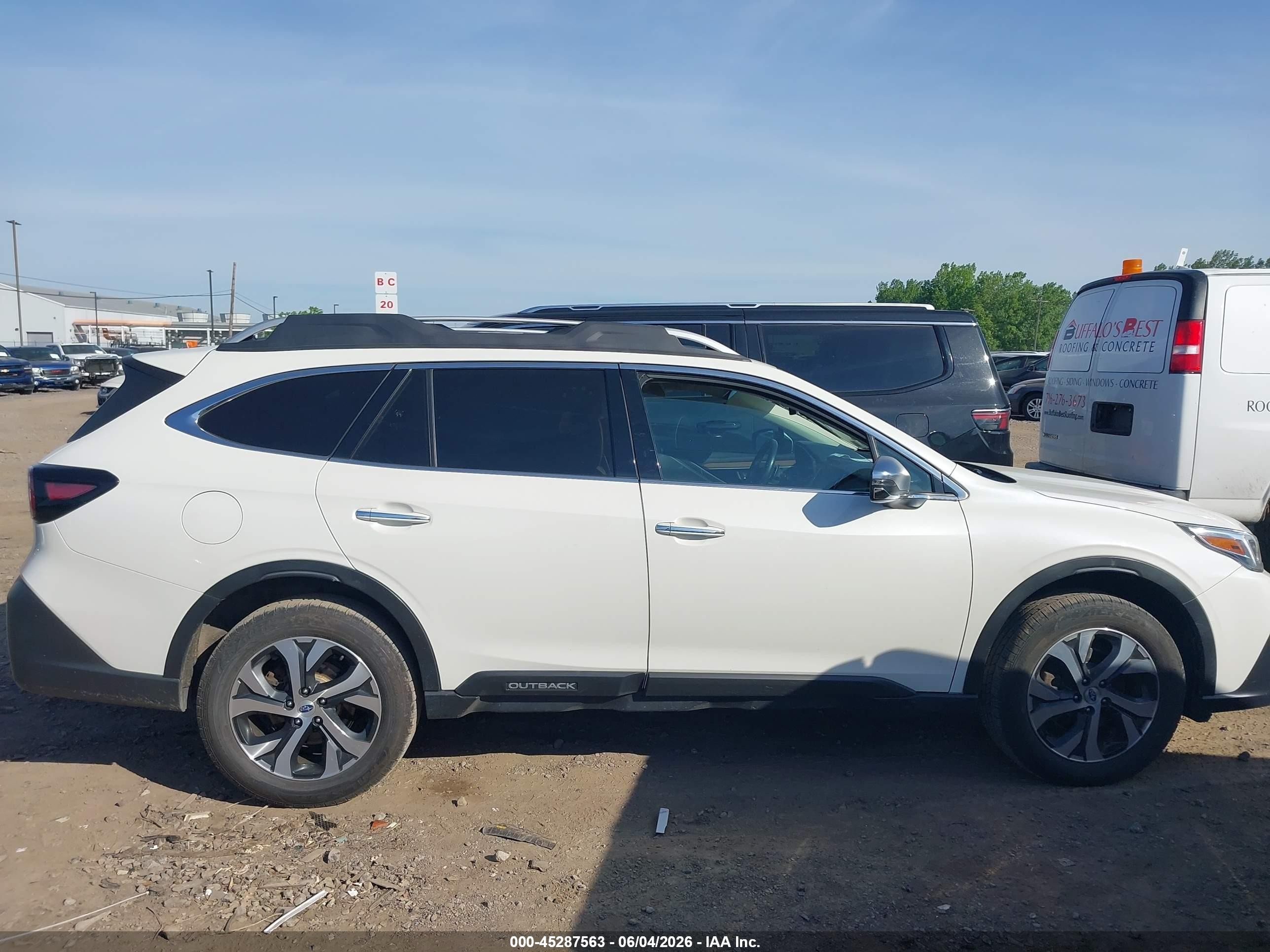 2020 Subaru Outback Touring Xt White vin: 4S4BTGPDXL3221184