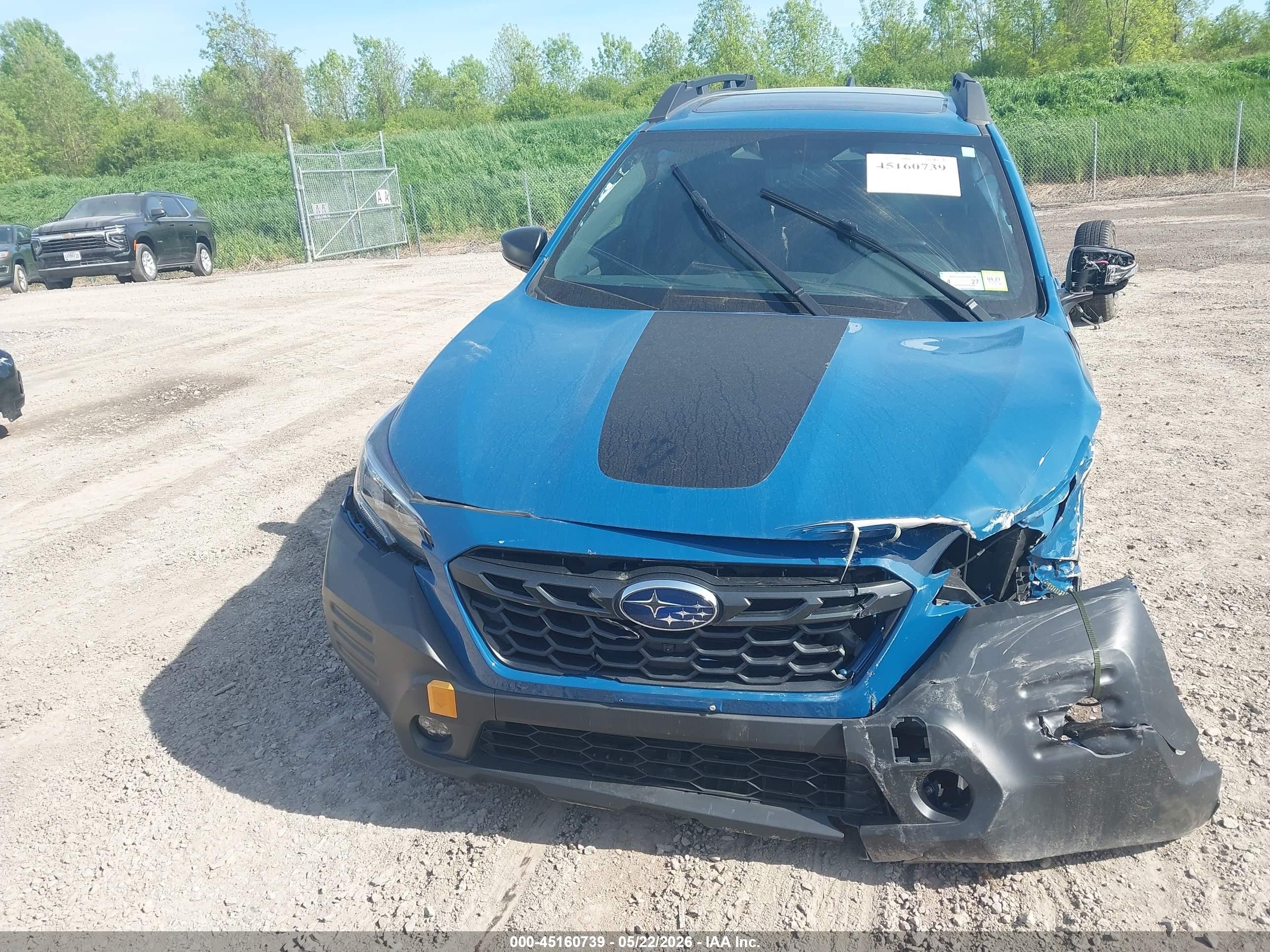 2023 Subaru Outback Wilderness Синий vin: 4S4BTGUD1P3192331