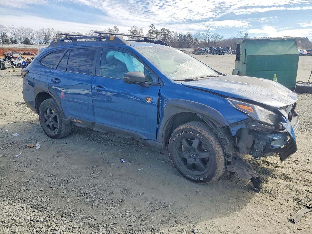 2023 Subaru Outback Wilderness Blue vin: 4S4BTGUD1P3218717