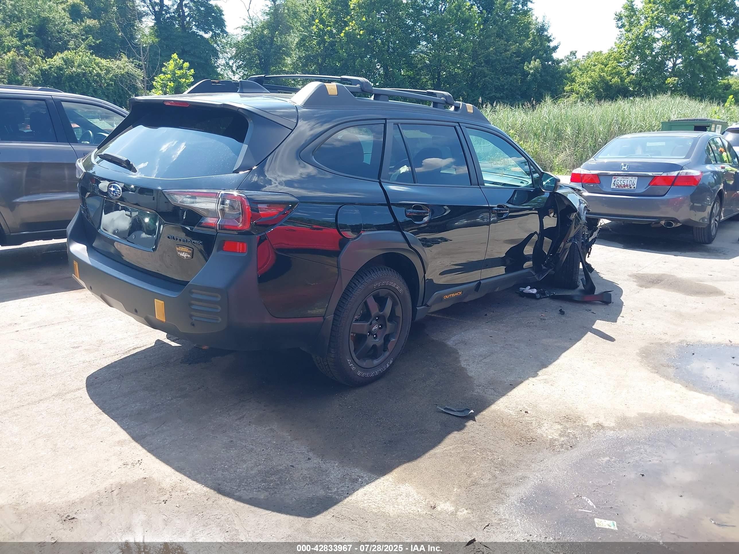 2024 Subaru Outback Wilderness Black vin: 4S4BTGUD1R3180621