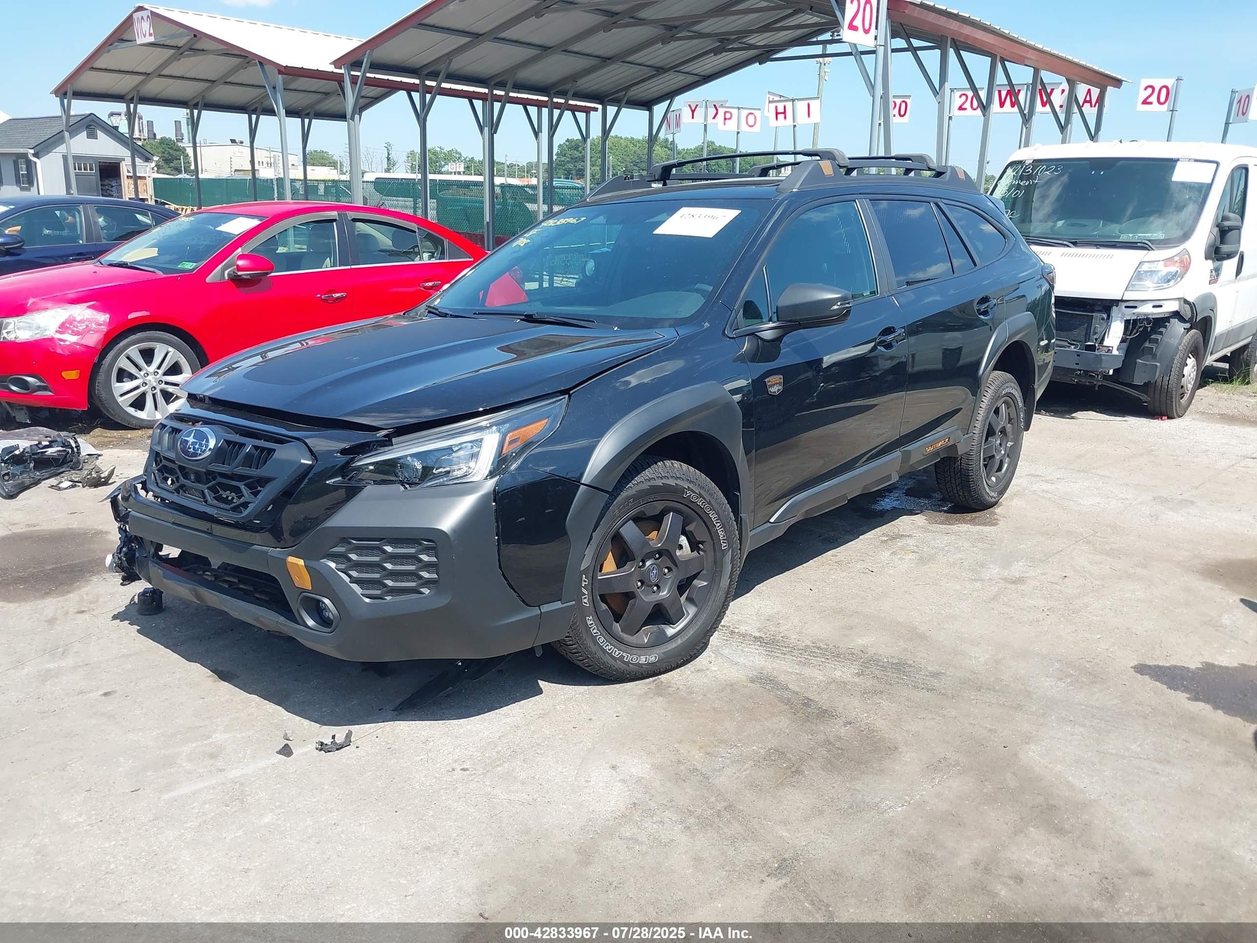 2024 Subaru Outback Wilderness Black vin: 4S4BTGUD1R3180621