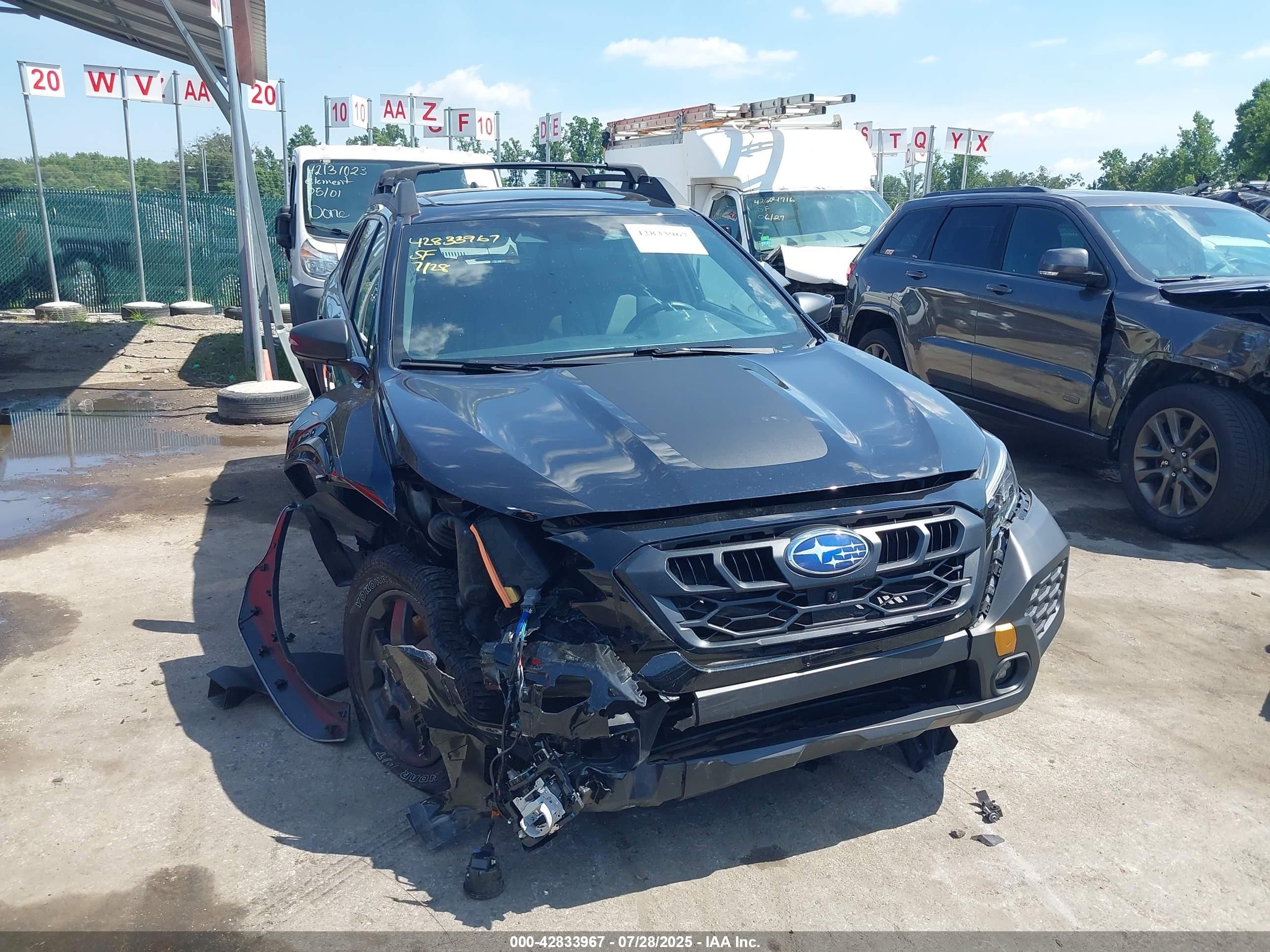 2024 Subaru Outback Wilderness Black vin: 4S4BTGUD1R3180621