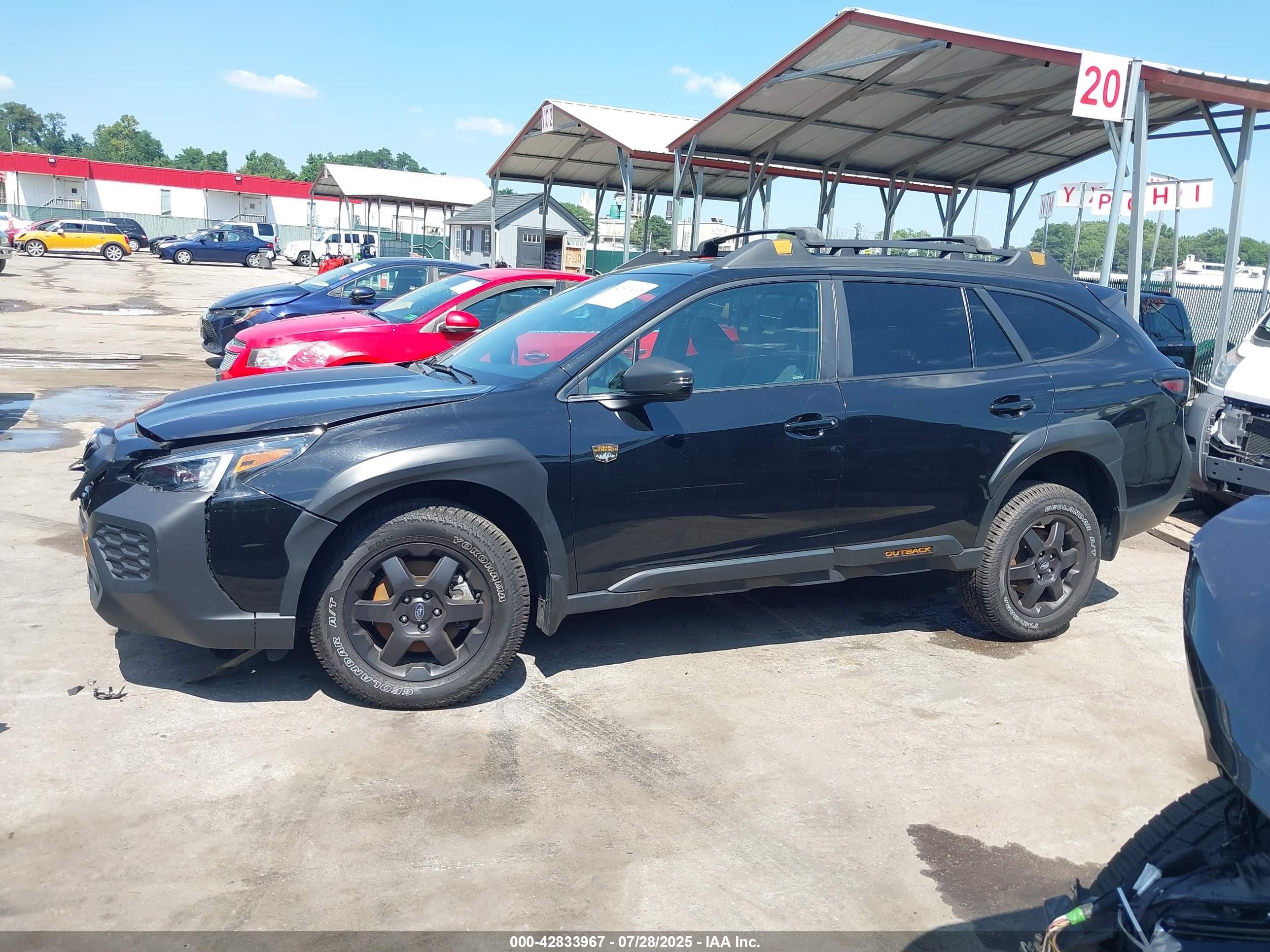 2024 Subaru Outback Wilderness Black vin: 4S4BTGUD1R3180621