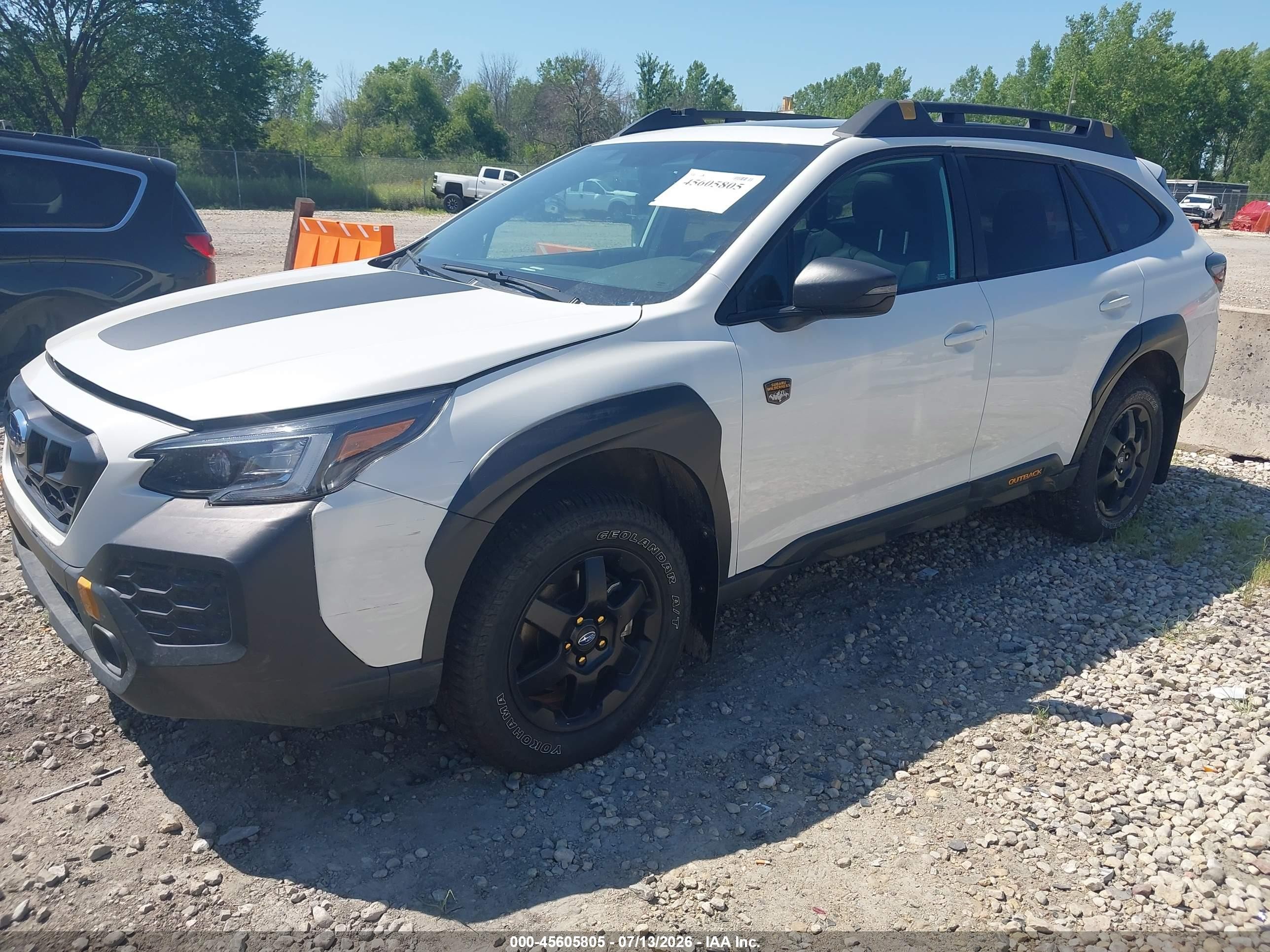 2025 Subaru Outback Wilderness White vin: 4S4BTGUD4S3258251