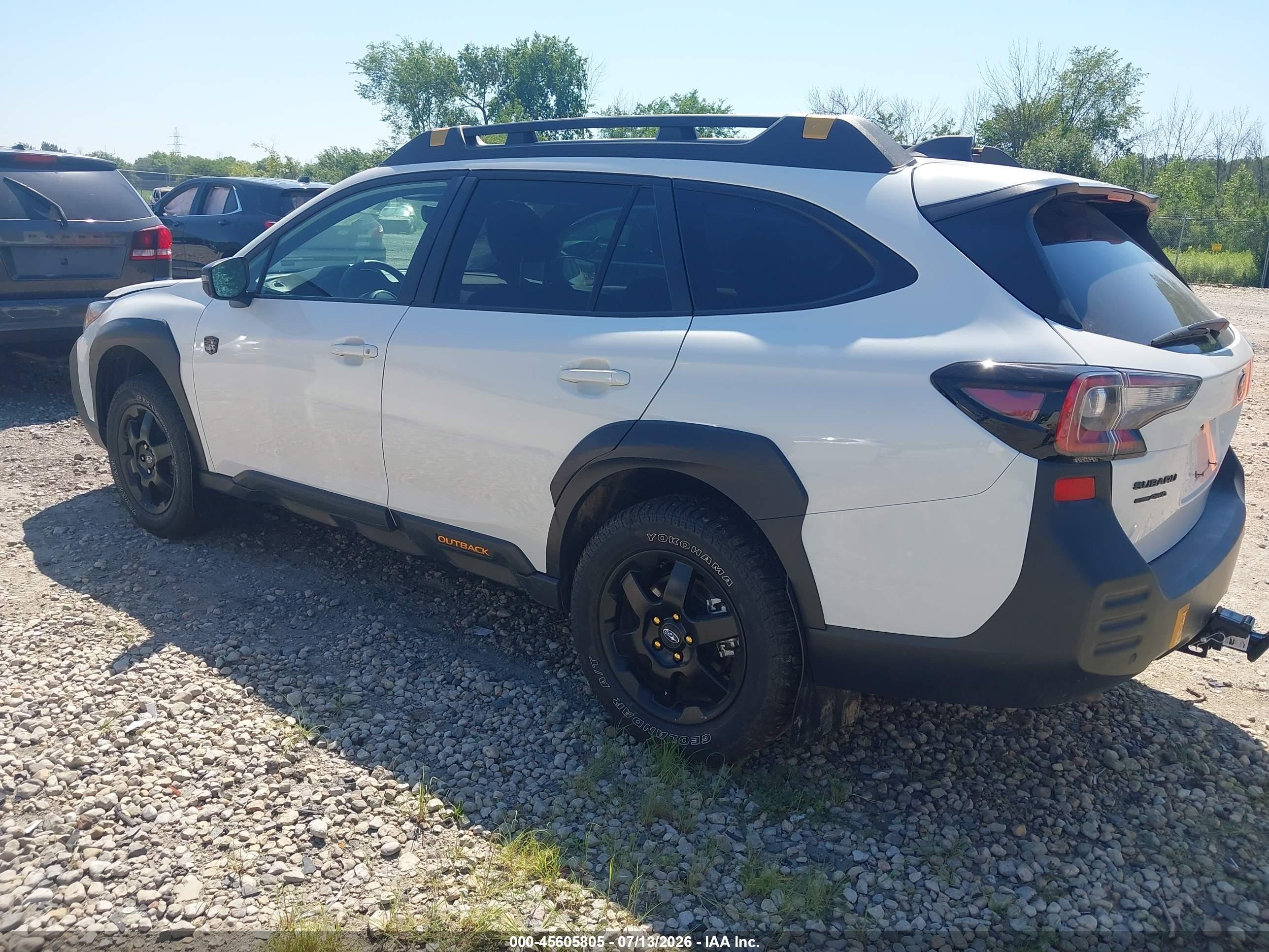 2025 Subaru Outback Wilderness White vin: 4S4BTGUD4S3258251