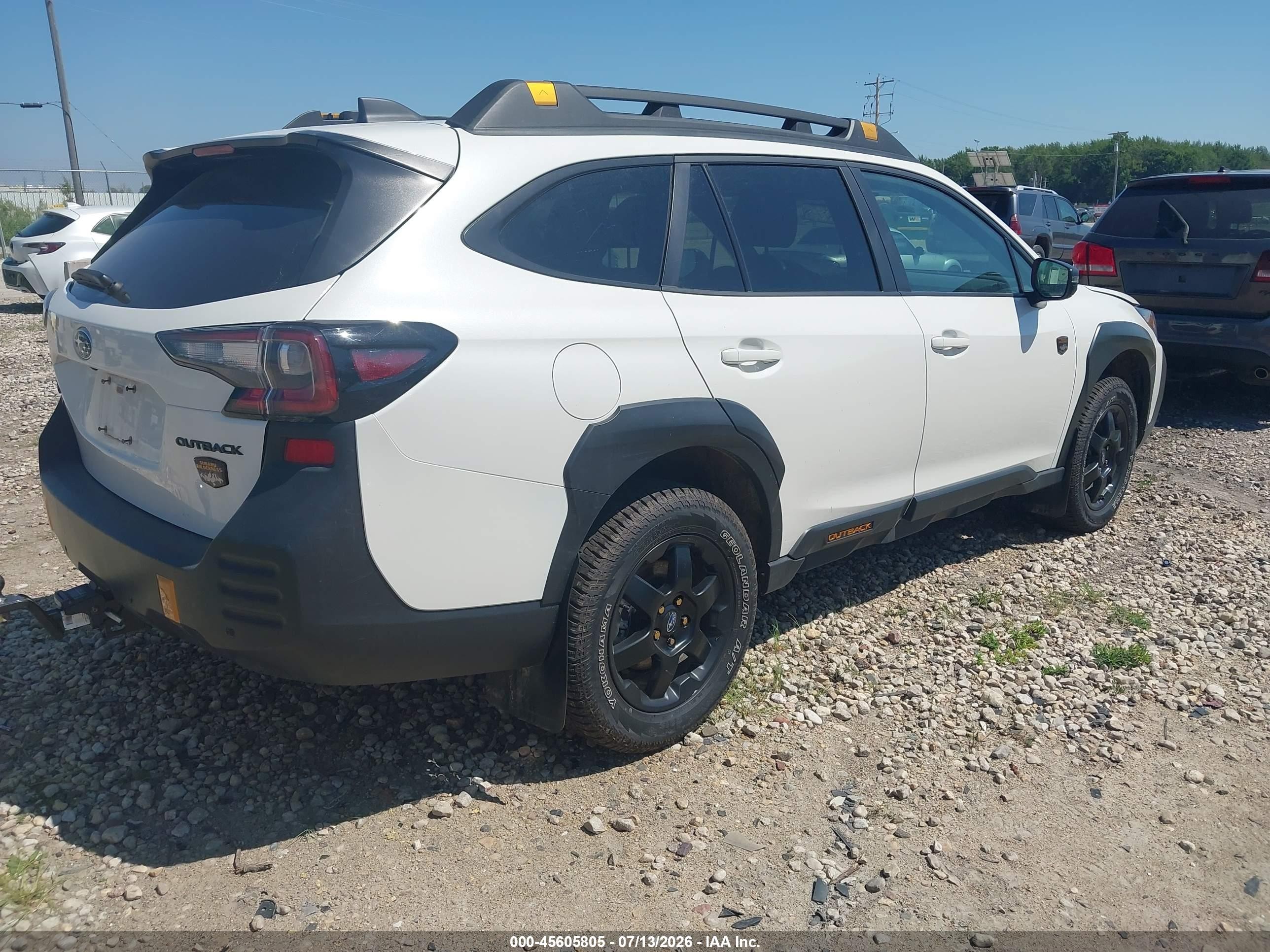 2025 Subaru Outback Wilderness White vin: 4S4BTGUD4S3258251