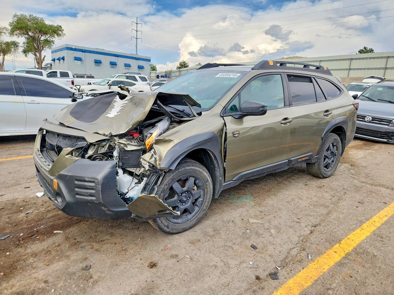 2023 Subaru Outback Wilderness Green vin: 4S4BTGUD8P3183626