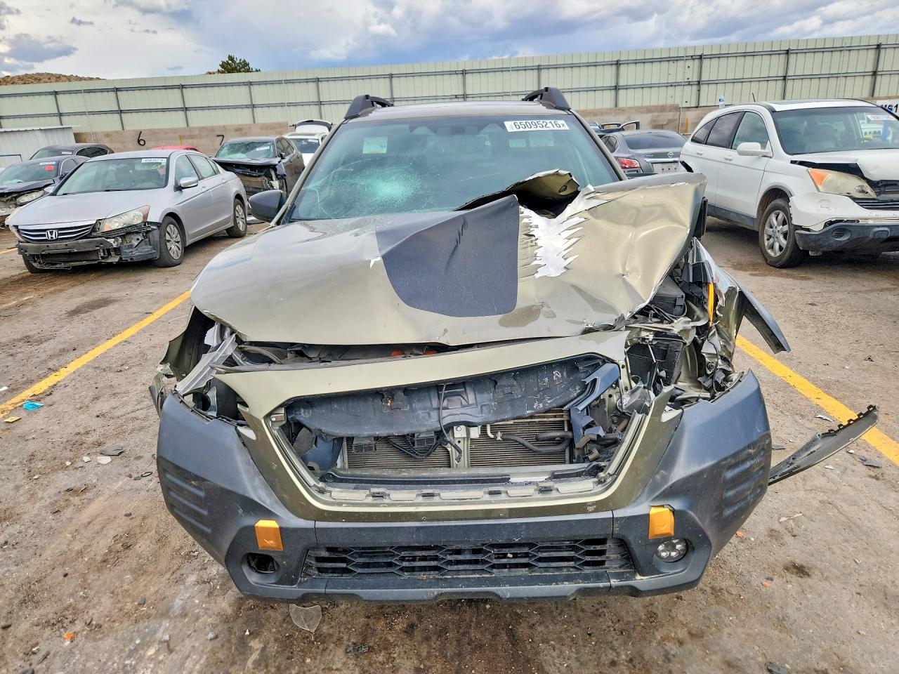 2023 Subaru Outback Wilderness Зеленый vin: 4S4BTGUD8P3183626
