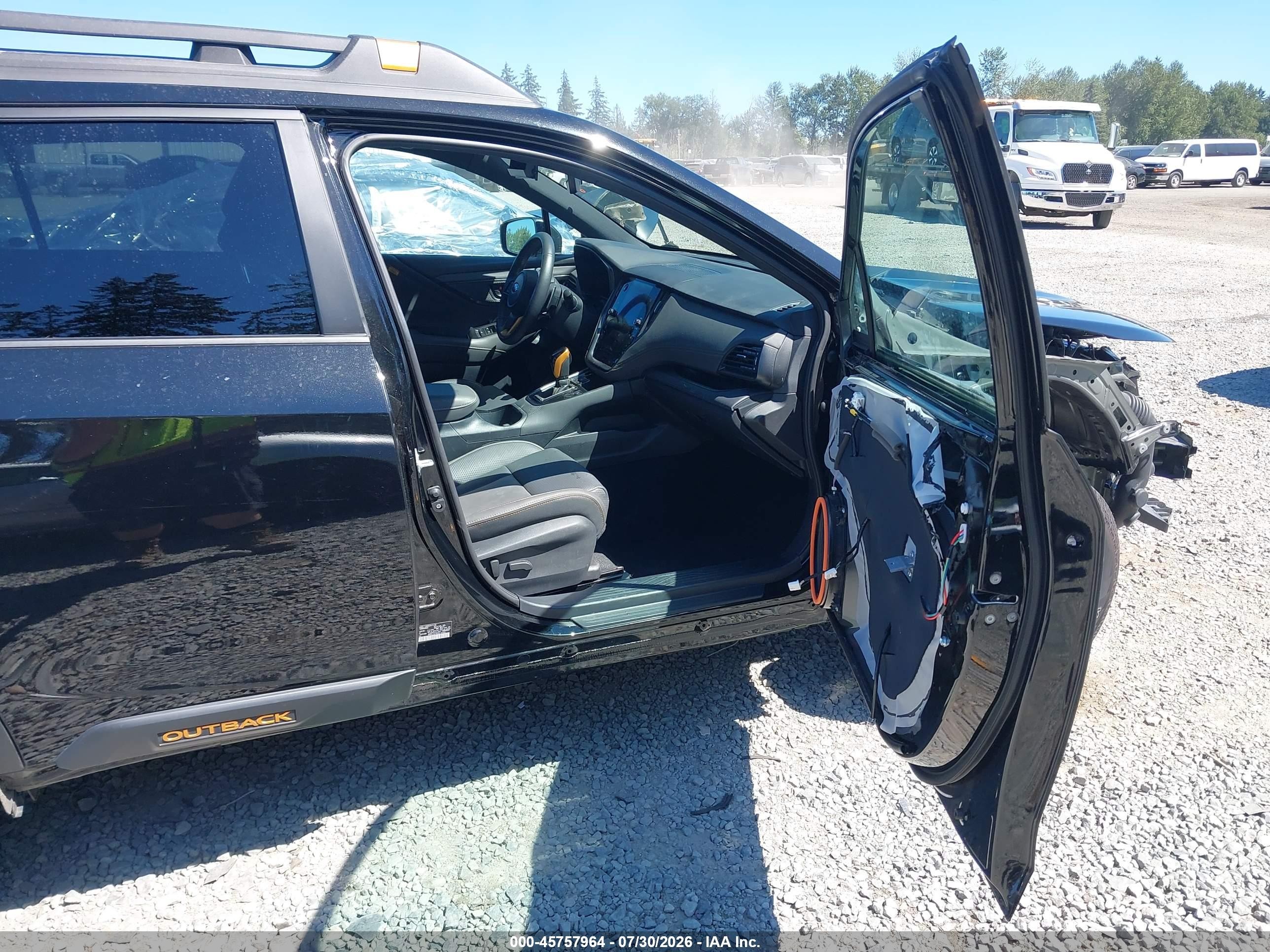 2025 Subaru Outback Wilderness Черный vin: 4S4BTGUDXS3304522