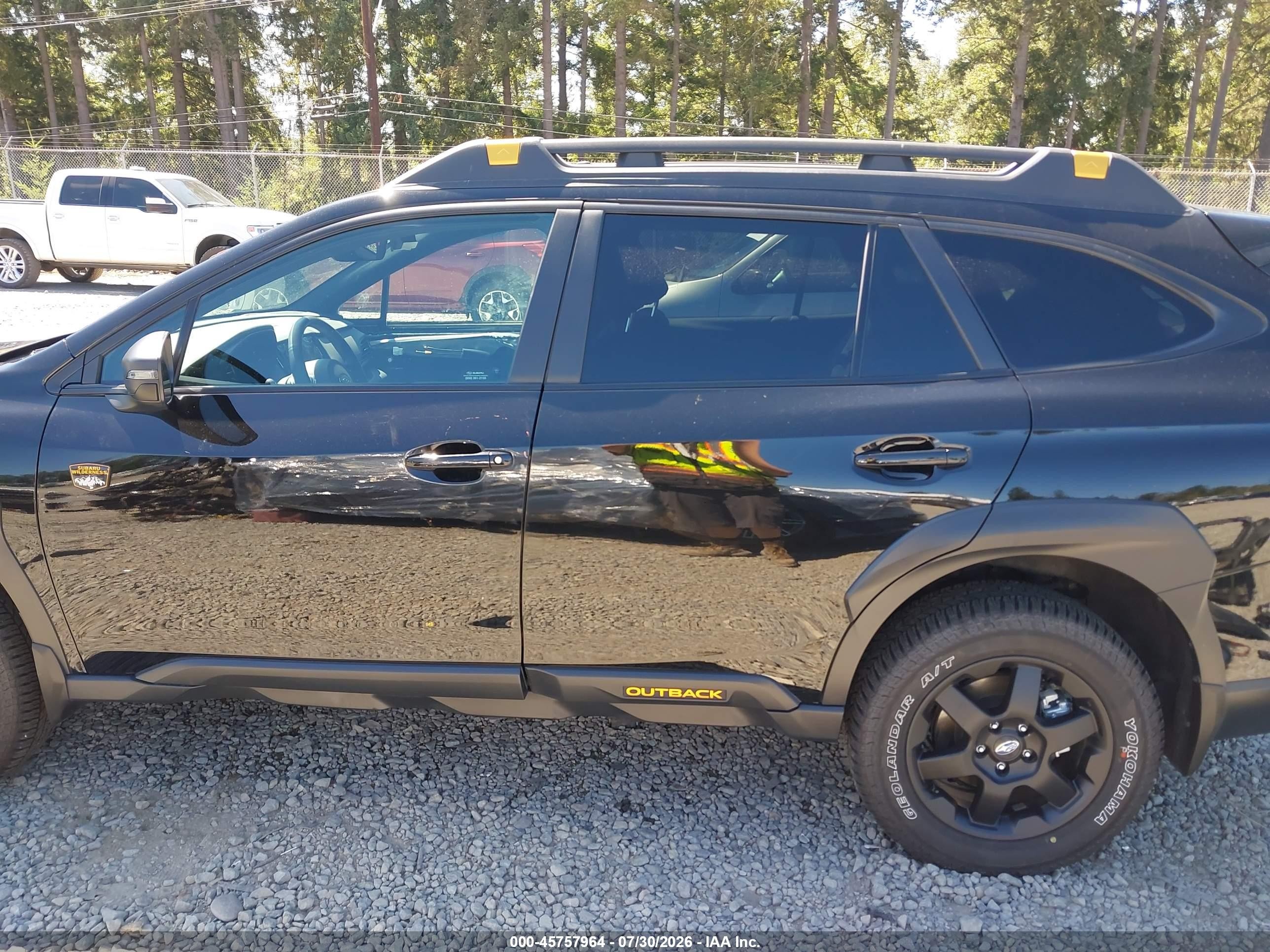 2025 Subaru Outback Wilderness Черный vin: 4S4BTGUDXS3304522