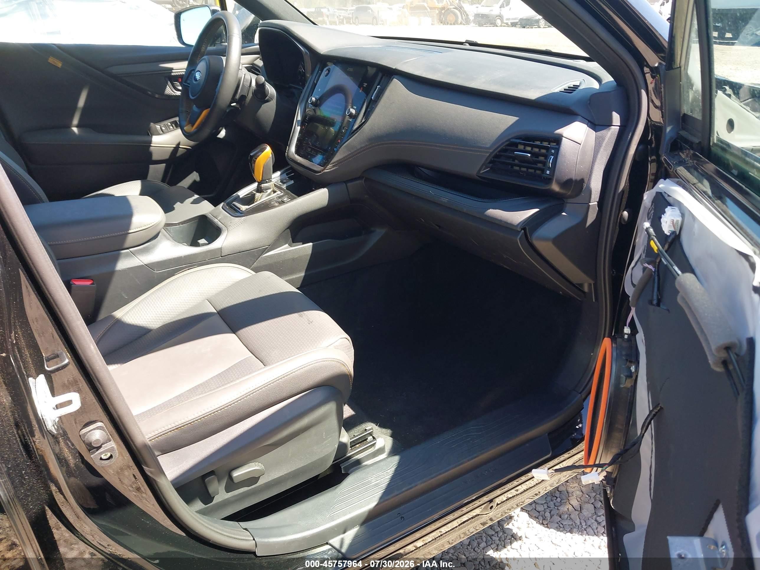 2025 Subaru Outback Wilderness Черный vin: 4S4BTGUDXS3304522
