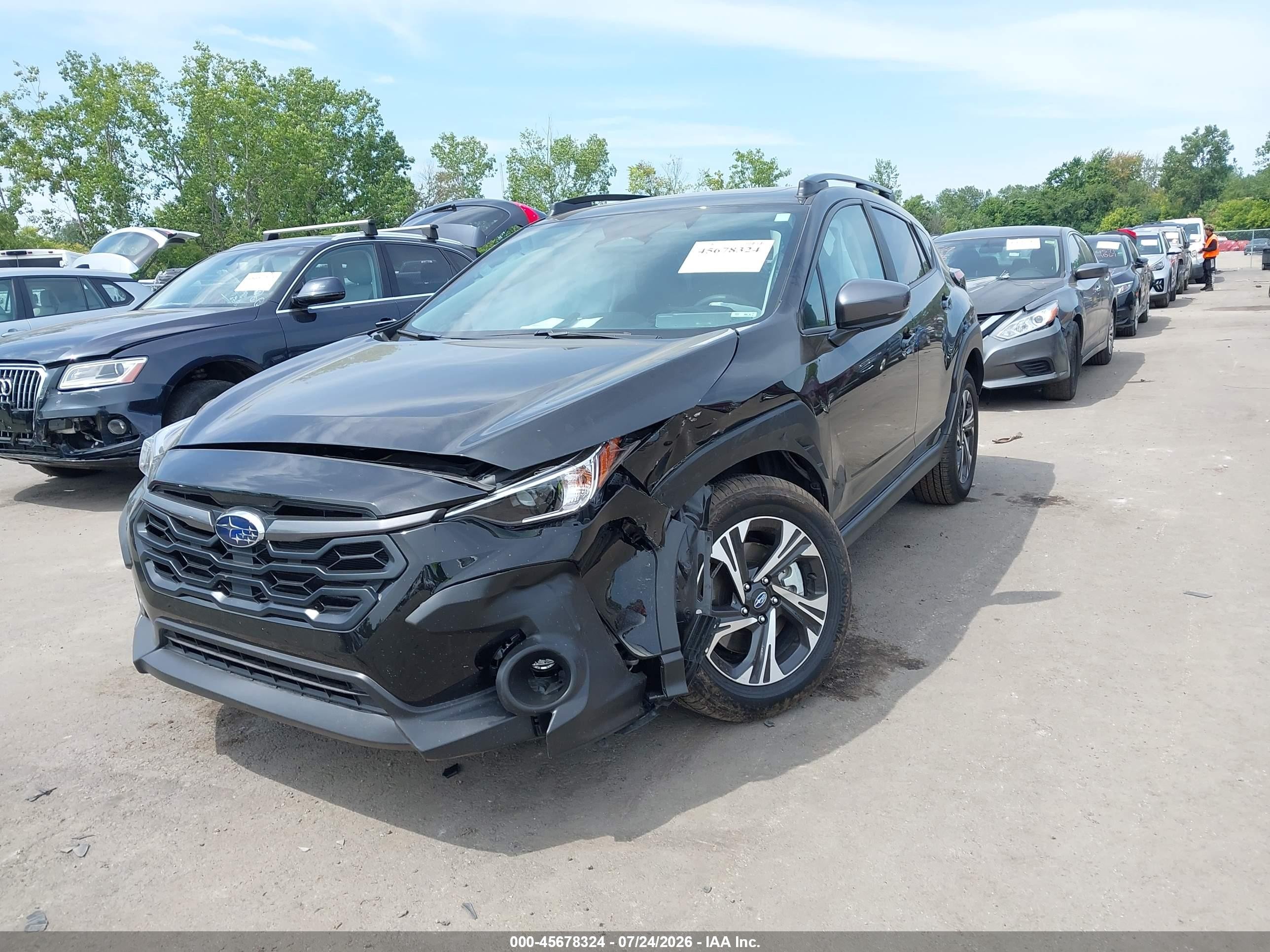 2026 Subaru Crosstrek Premium Black vin: 4S4GUHD6XT3743781