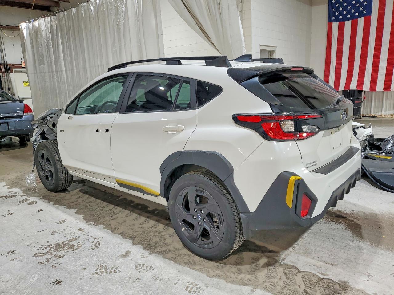 2025 Subaru Crosstrek Sport White vin: 4S4GUHF61S3757547