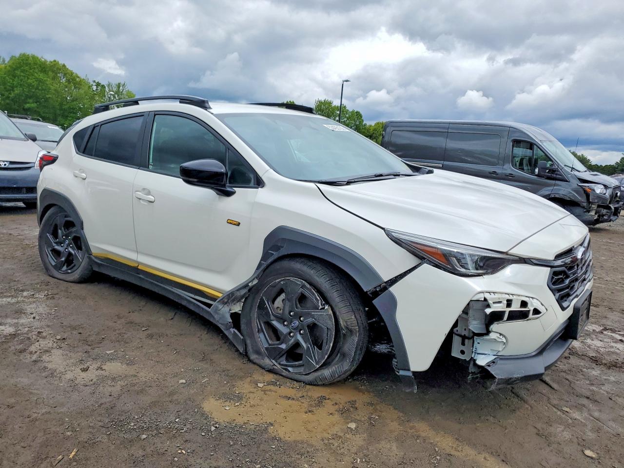 2024 Subaru Crosstrek Sport White vin: 4S4GUHF62R3788008