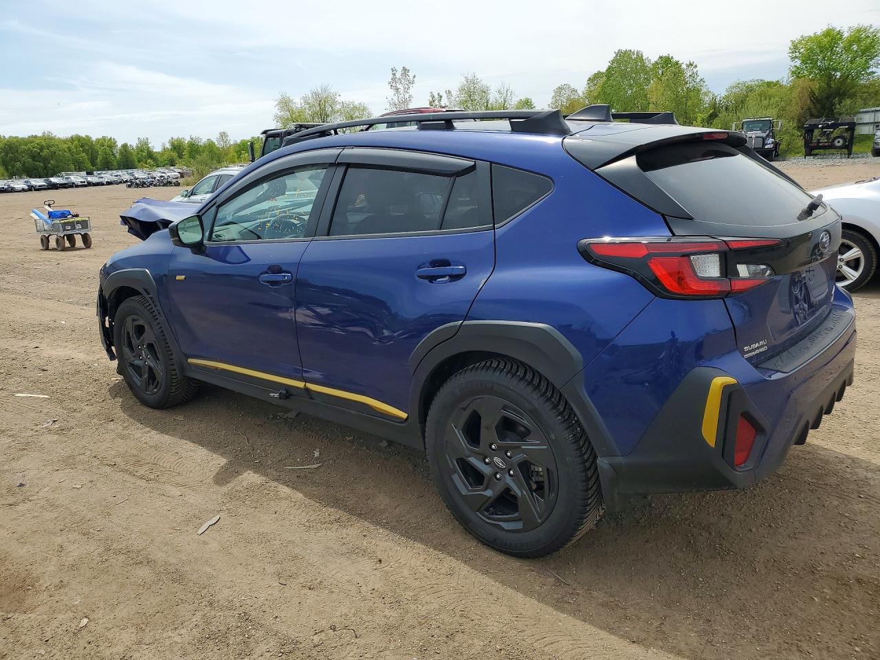 2024 Subaru Crosstrek Sport Синий vin: 4S4GUHF65R3708183