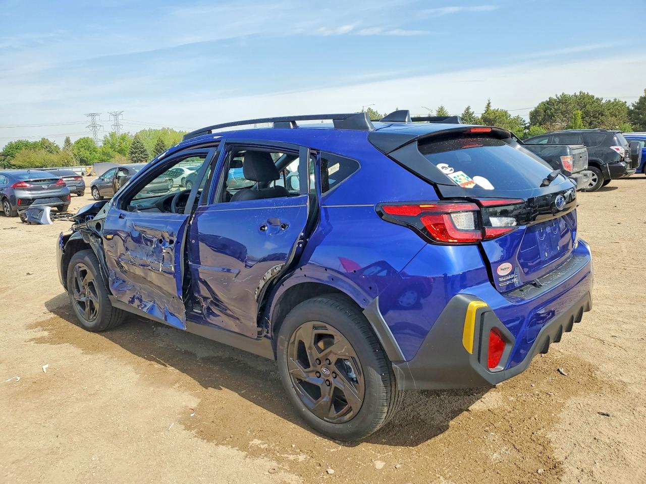 2024 Subaru Crosstrek Sport Blue vin: 4S4GUHF65R3838531