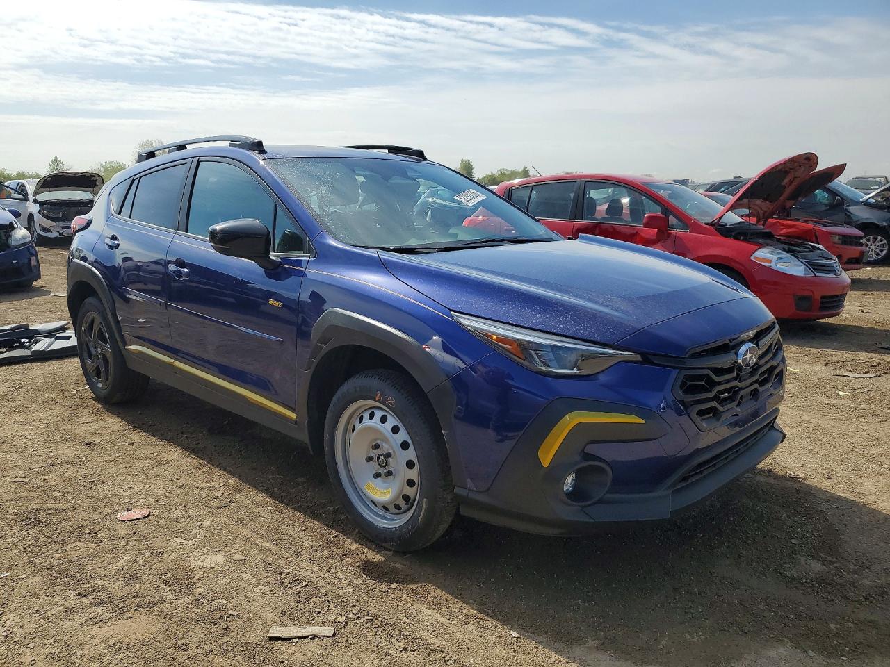 2024 Subaru Crosstrek Sport Blue vin: 4S4GUHF65R3838531