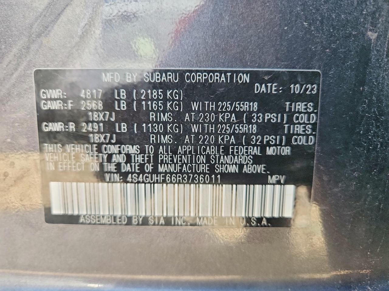 2024 Subaru Crosstrek Sport Gray vin: 4S4GUHF66R3736011