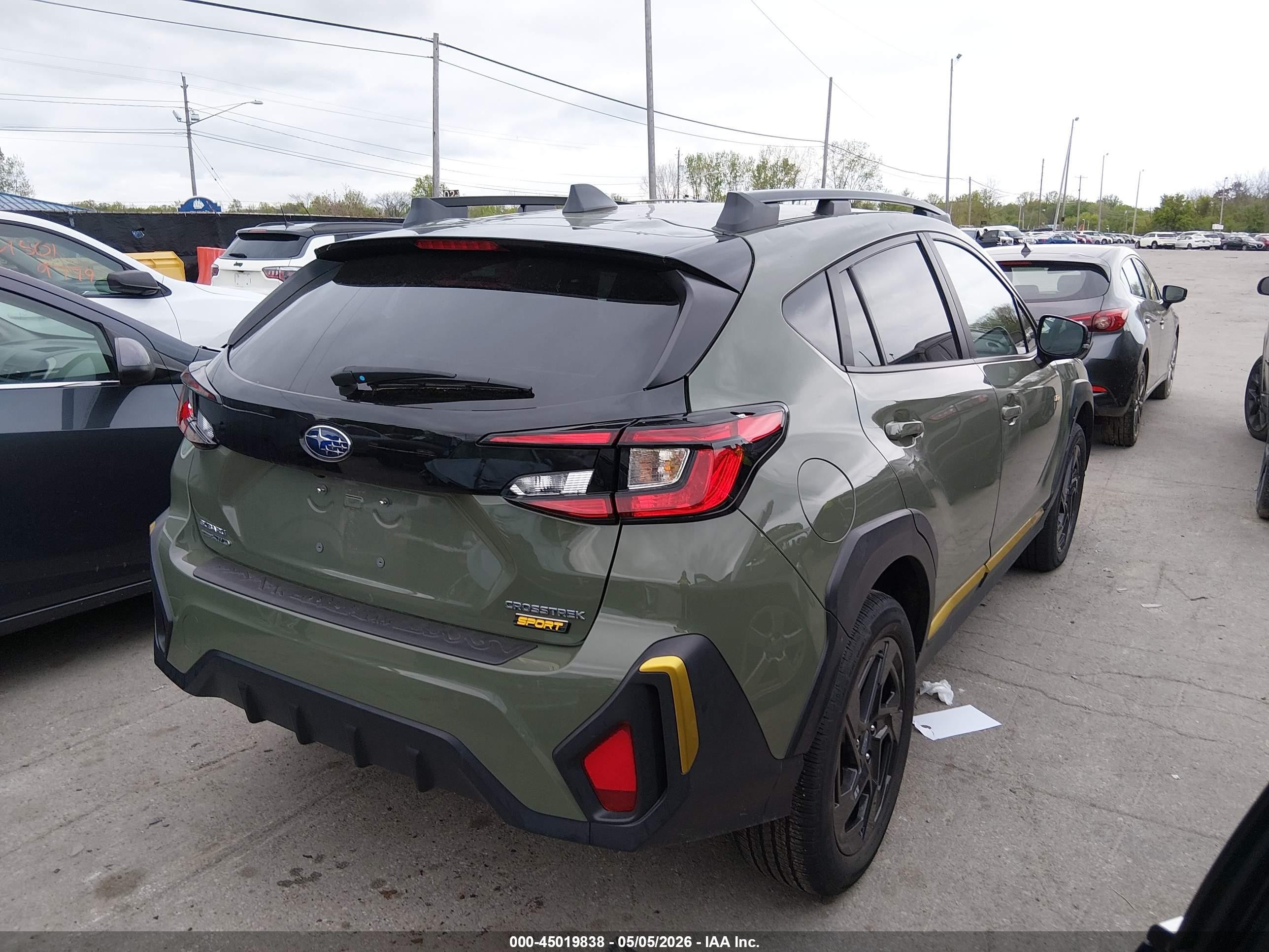 2025 Subaru Crosstrek Sport Green vin: 4S4GUHF68S3735478