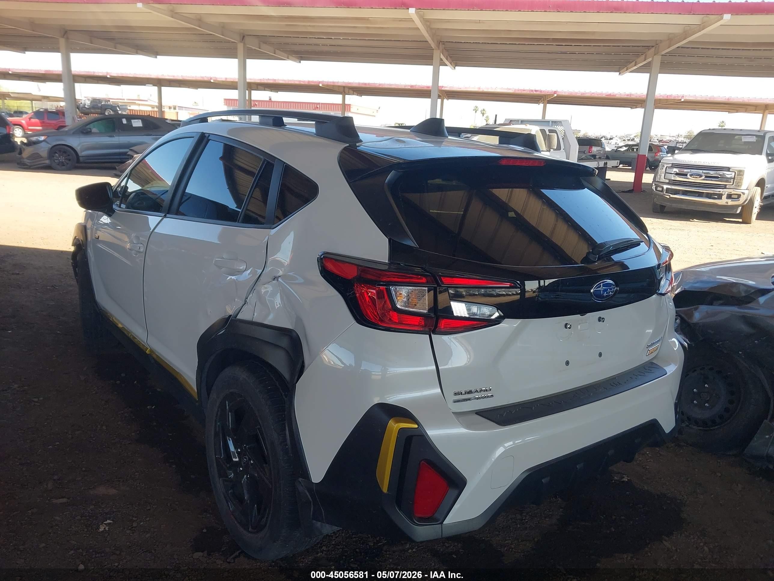 2025 Subaru Crosstrek Sport White vin: 4S4GUHF69S3735151