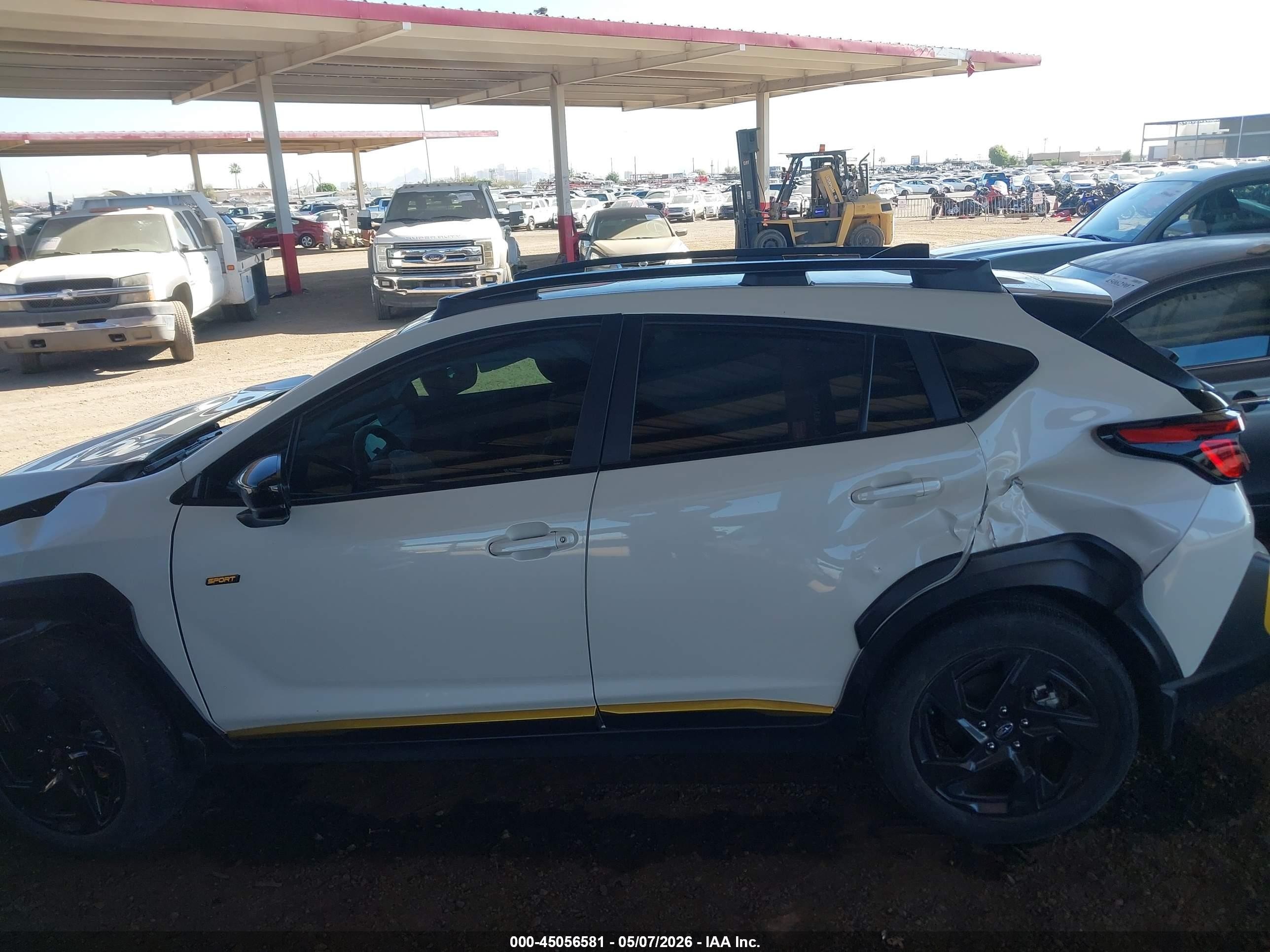 2025 Subaru Crosstrek Sport White vin: 4S4GUHF69S3735151