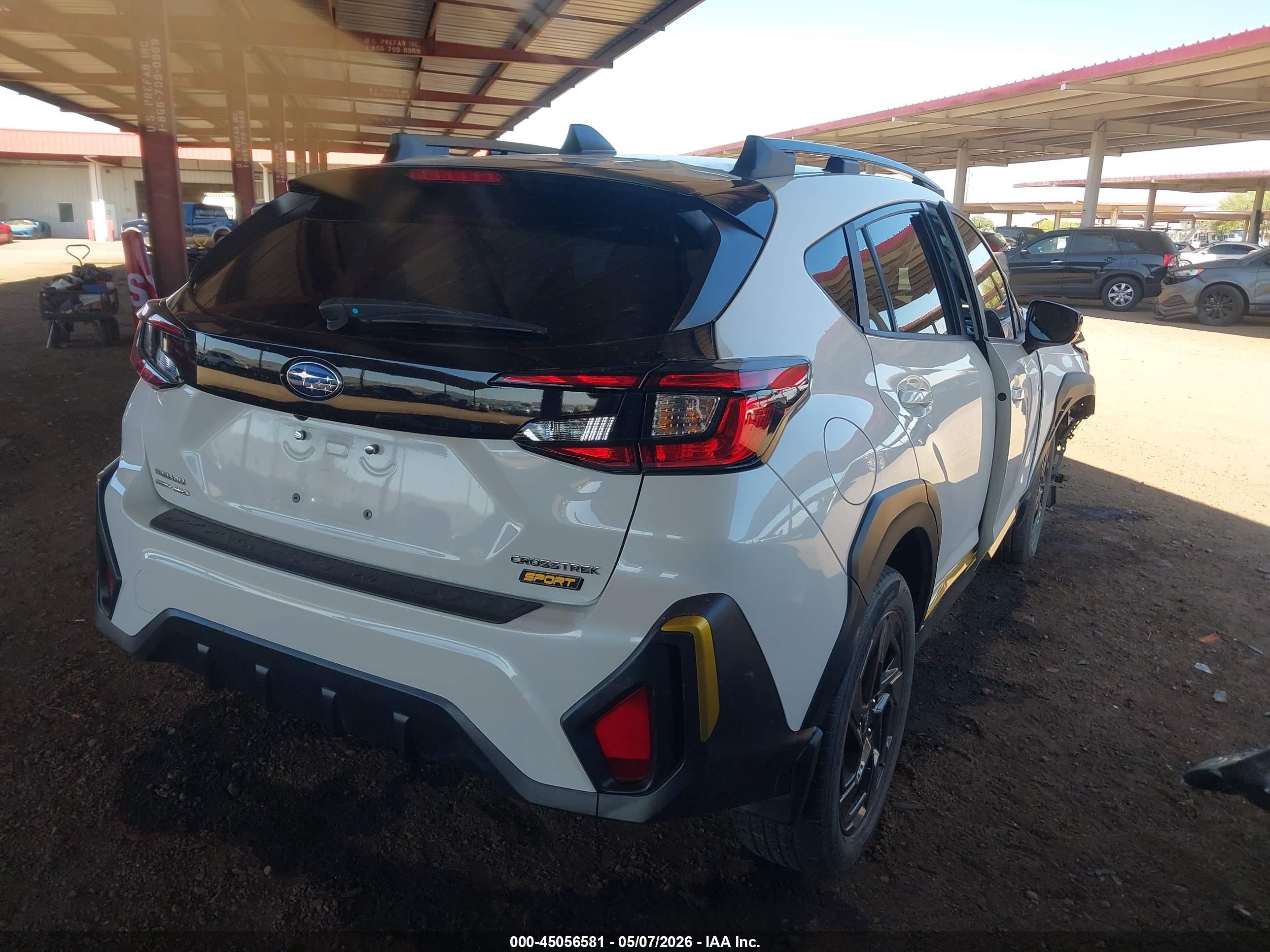 2025 Subaru Crosstrek Sport White vin: 4S4GUHF69S3735151