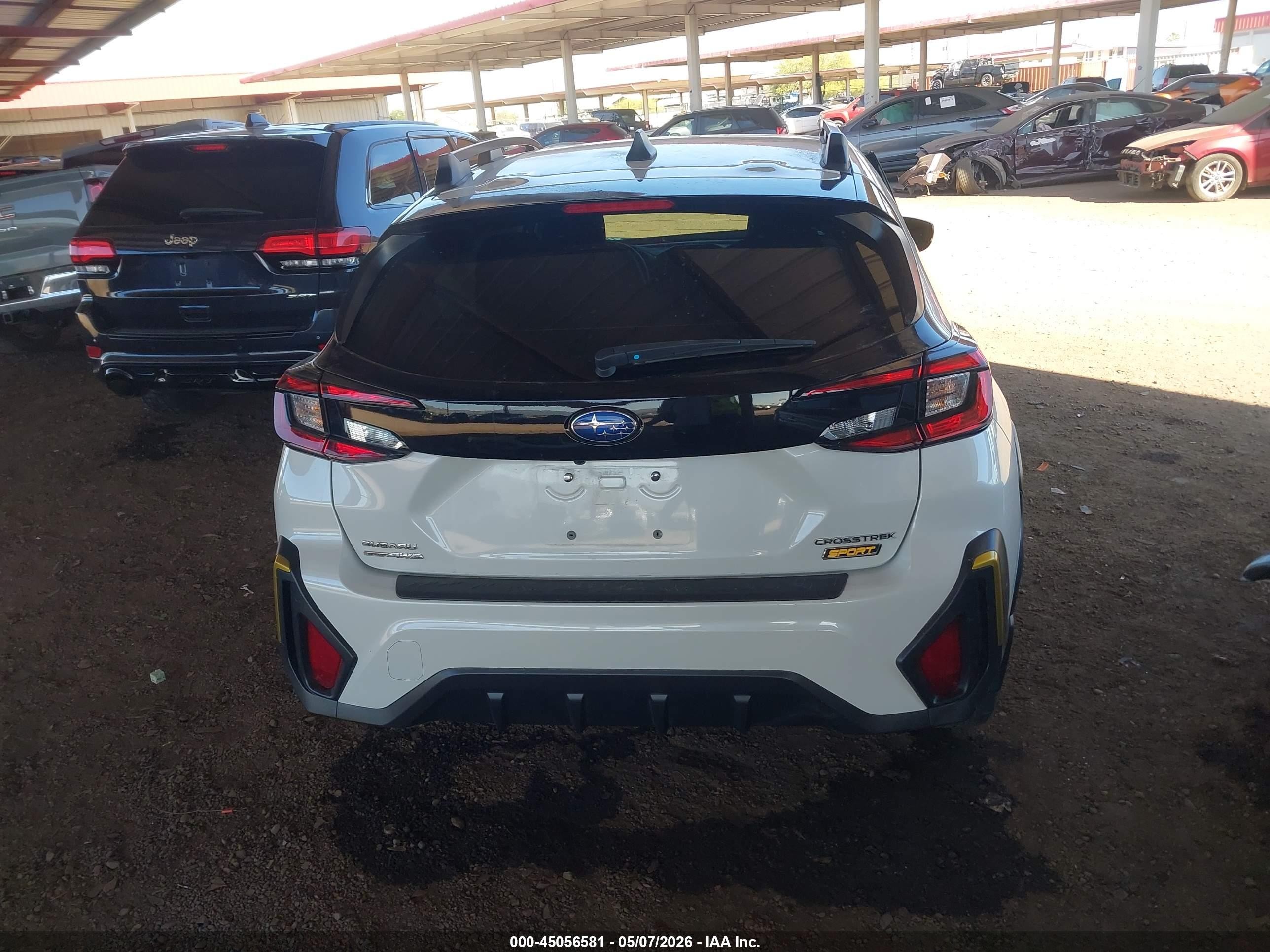 2025 Subaru Crosstrek Sport White vin: 4S4GUHF69S3735151